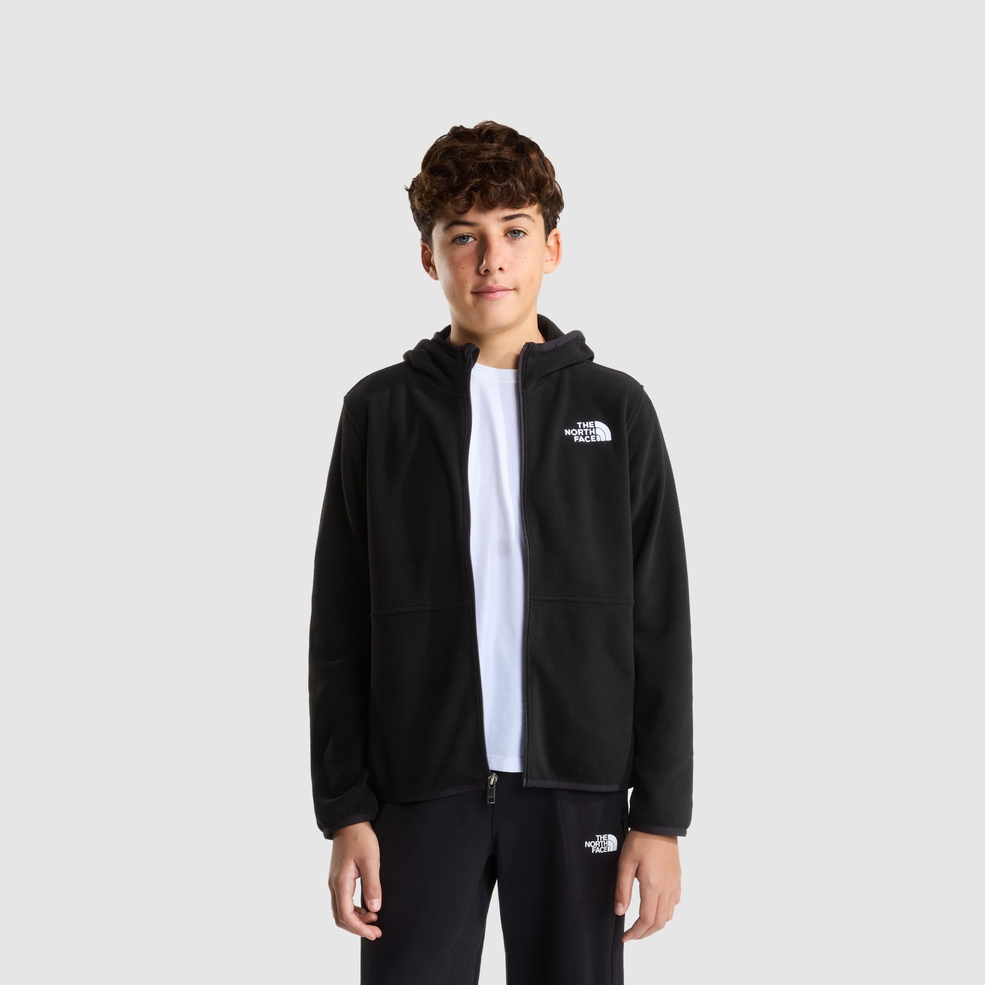 Forro polar con cremallera integral para niño Glacier The North Face - Negro Negro-4