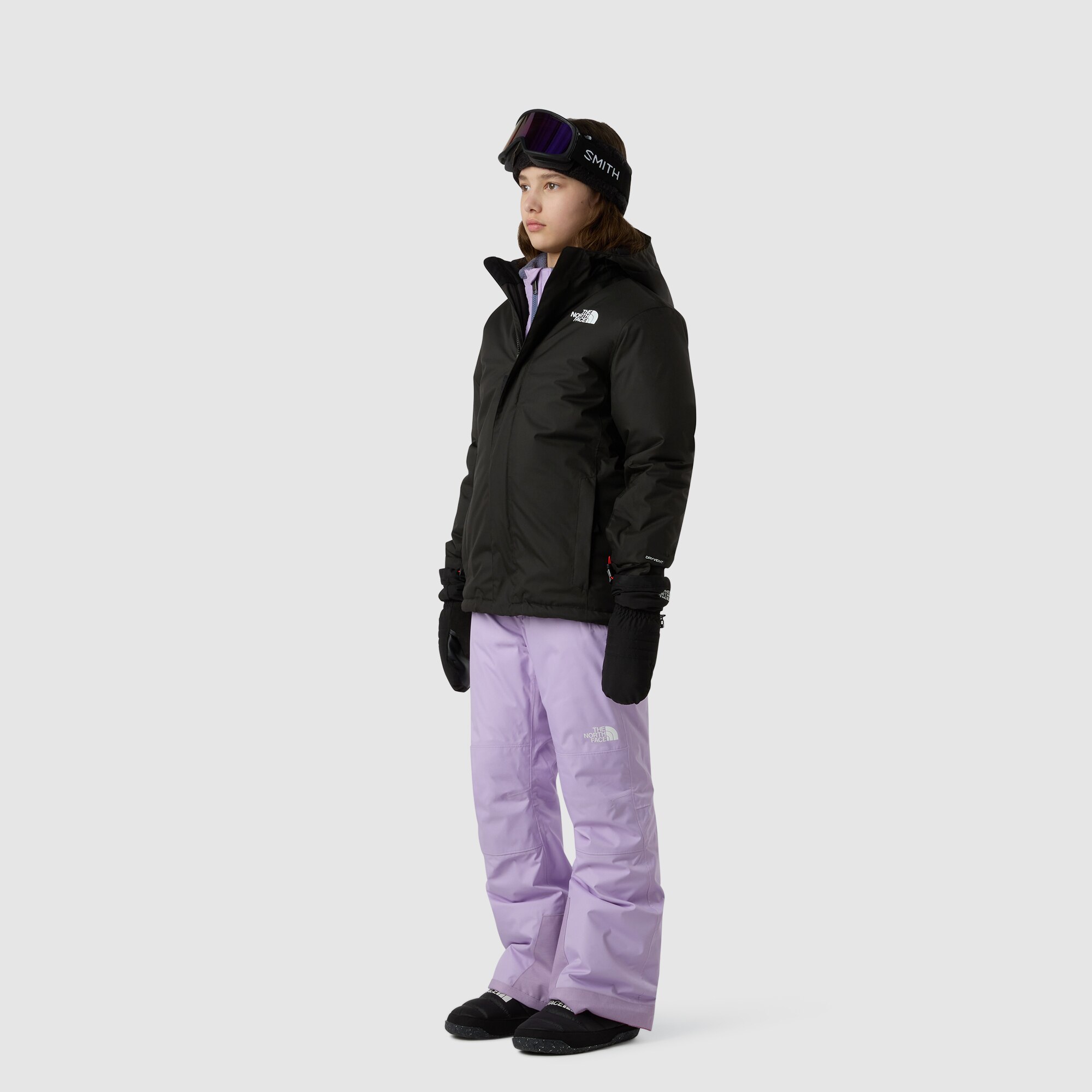 Chaqueta de niños Snowquest The North Face - Negro Negro-4