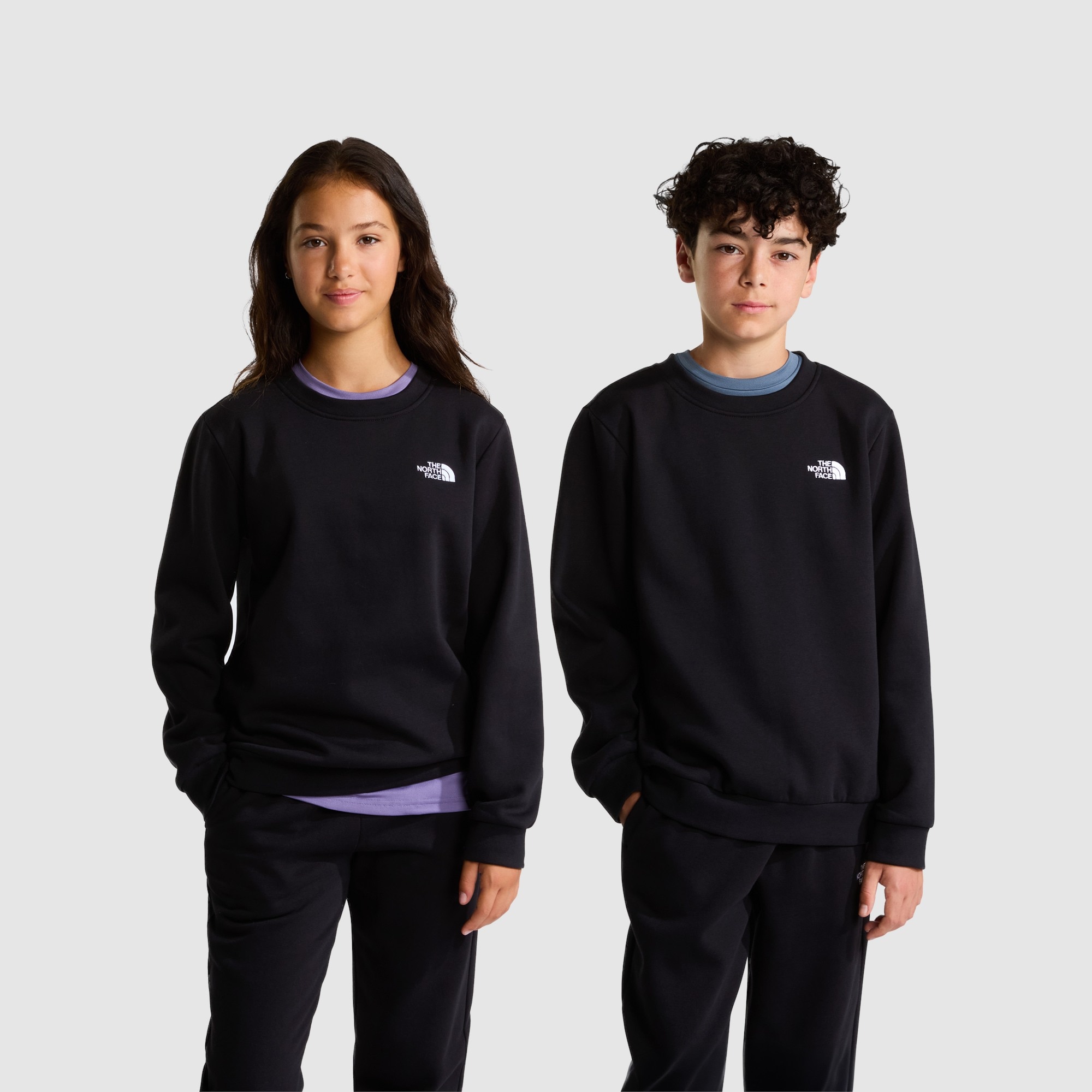 The North Face Sudadera para niño Simple Dome Negro