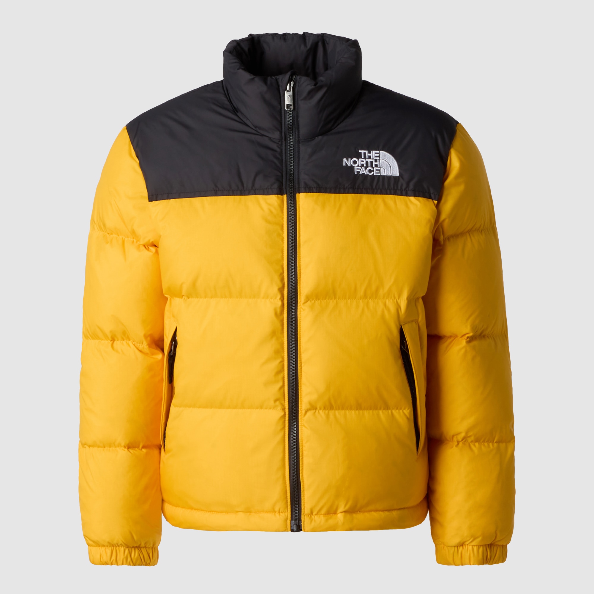 Chaqueta de niños Nuptse 1996 The North Face - Negro Amarillo-5