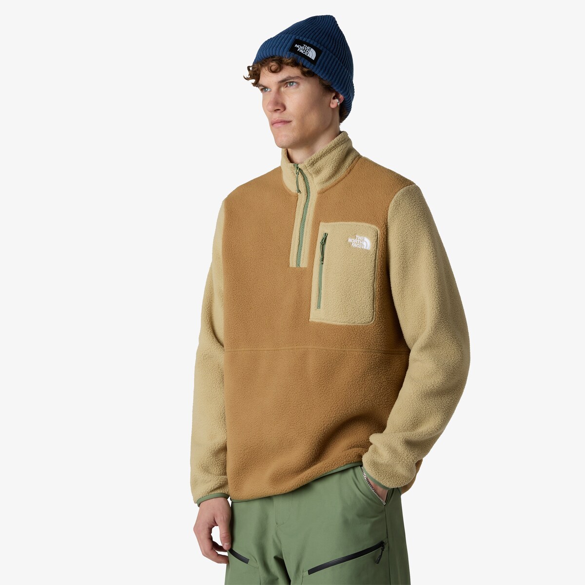 Forro polar con cremallera de 1/4 de hombre Yumiori The North Face