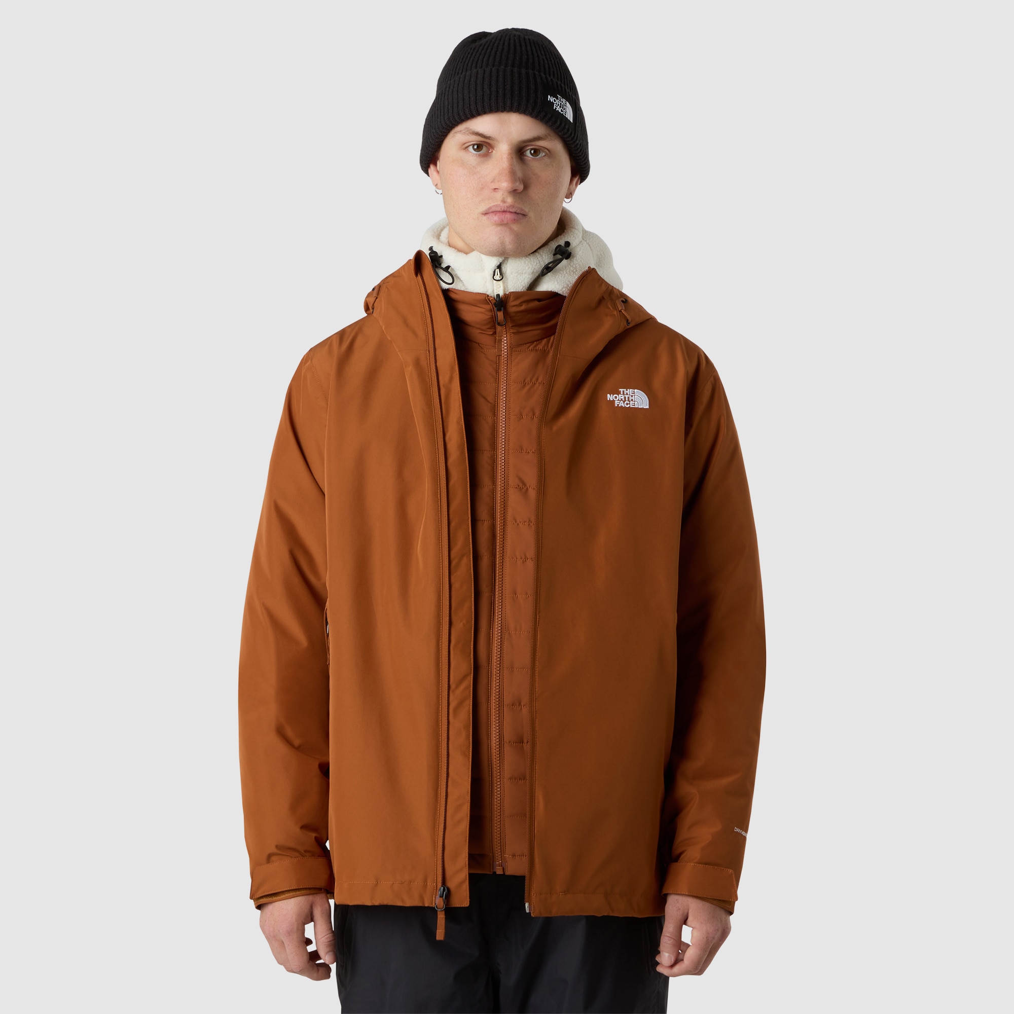 Chaqueta con capucha 3 en 1 de hombre Mono Triclimate Carto The North Face - Cuero Cuero-1