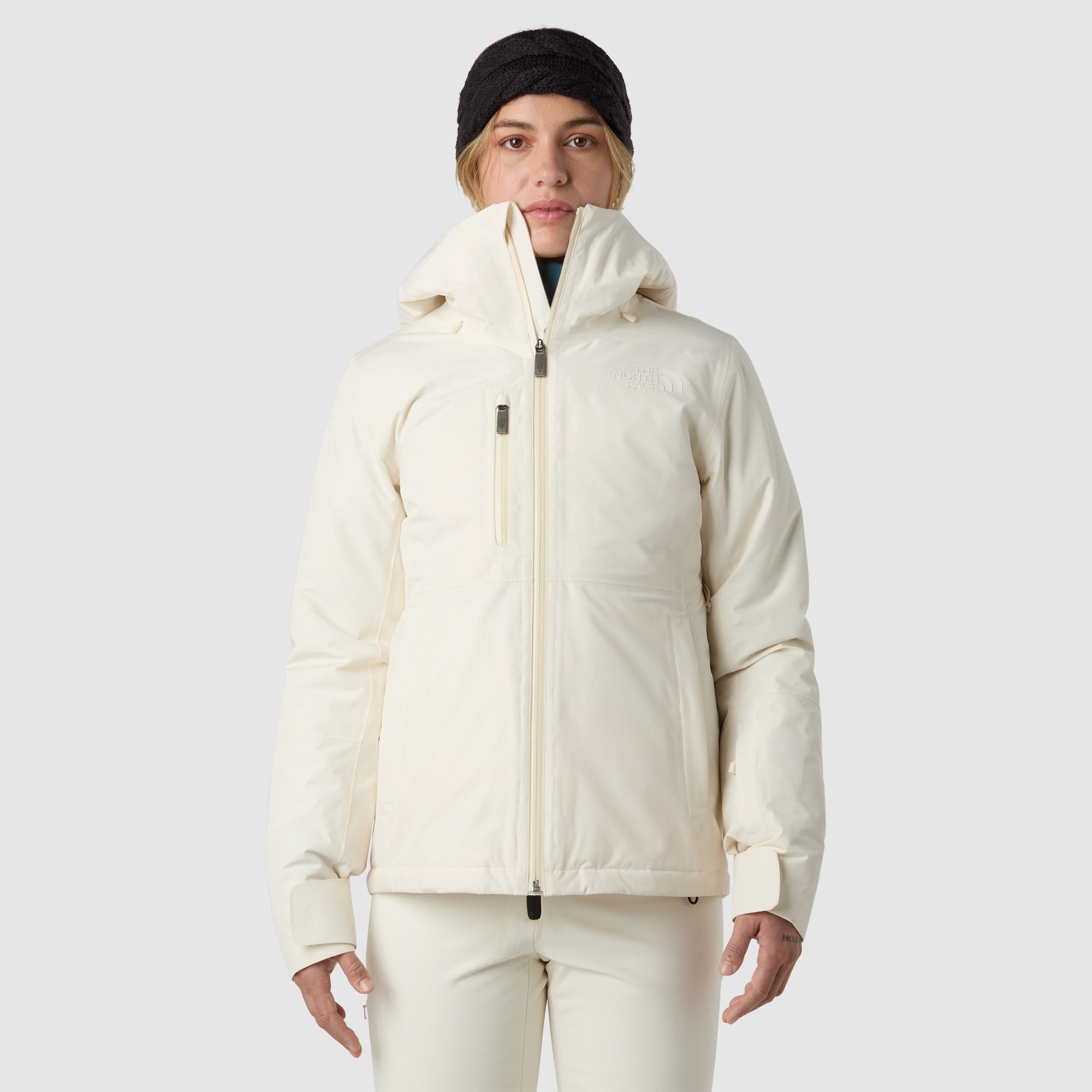 Chaqueta de mujer Descendit The North Face - Verde Blanco-1