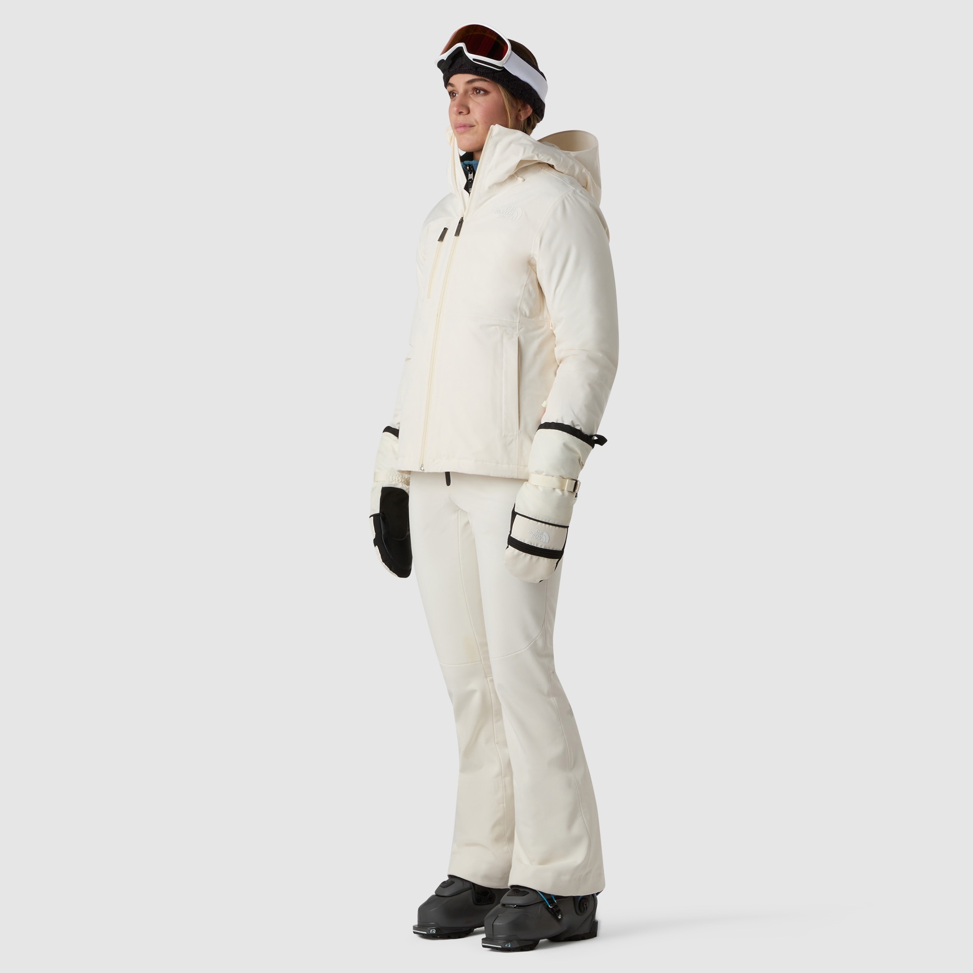 Chaqueta de mujer Descendit The North Face - Verde Blanco-2
