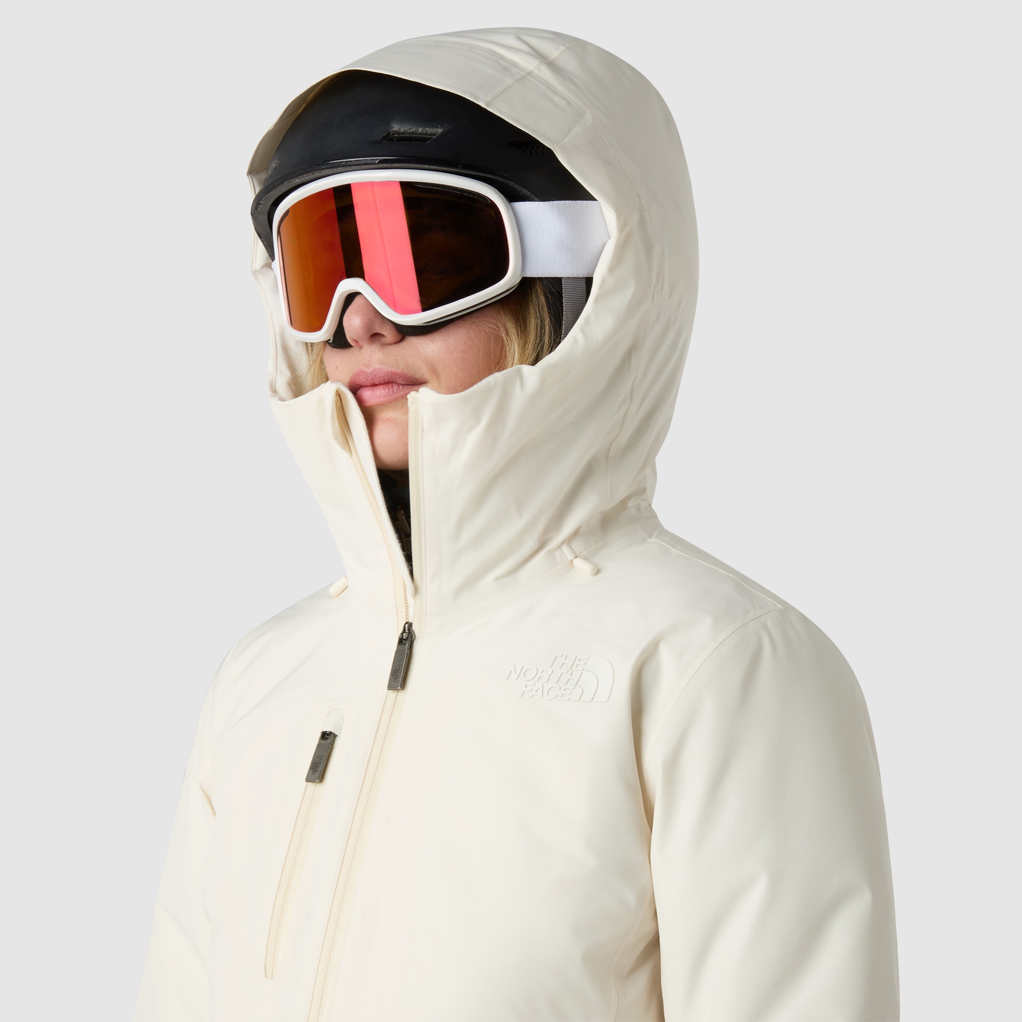Chaqueta de mujer Descendit The North Face - Verde Blanco-4