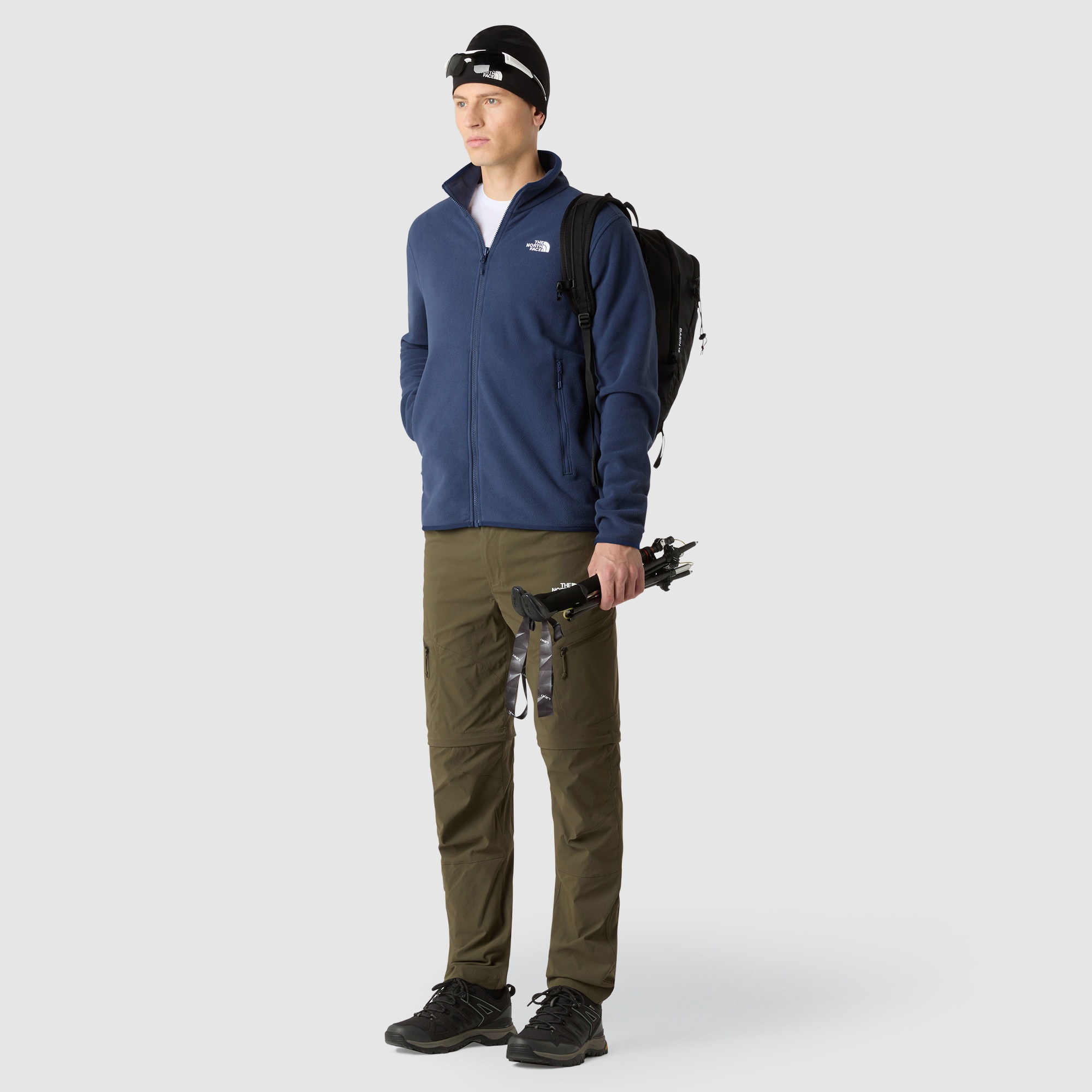 Forro polar con cremallera integral de hombre Glacier The North Face - Azul Azul-2