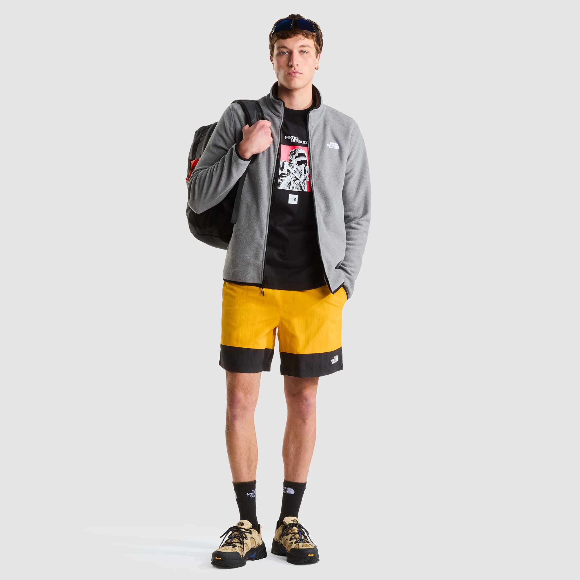 Forro polar con cremallera integral de hombre Glacier The North Face - Gris Gris-2