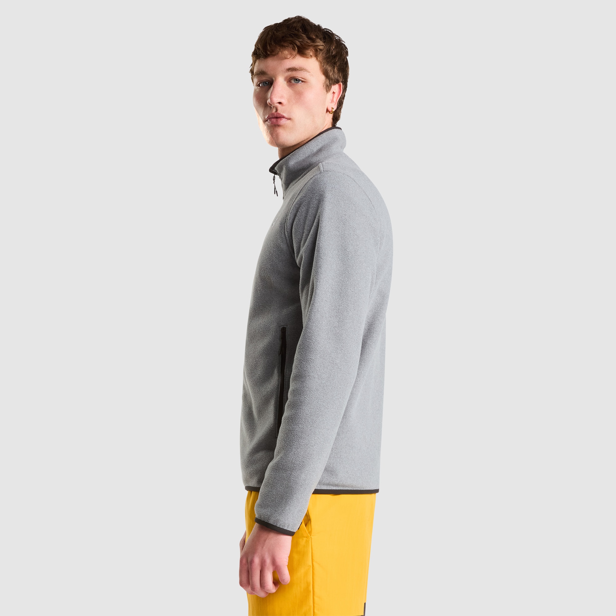 Forro polar con cremallera integral de hombre Glacier The North Face - Gris Gris-4