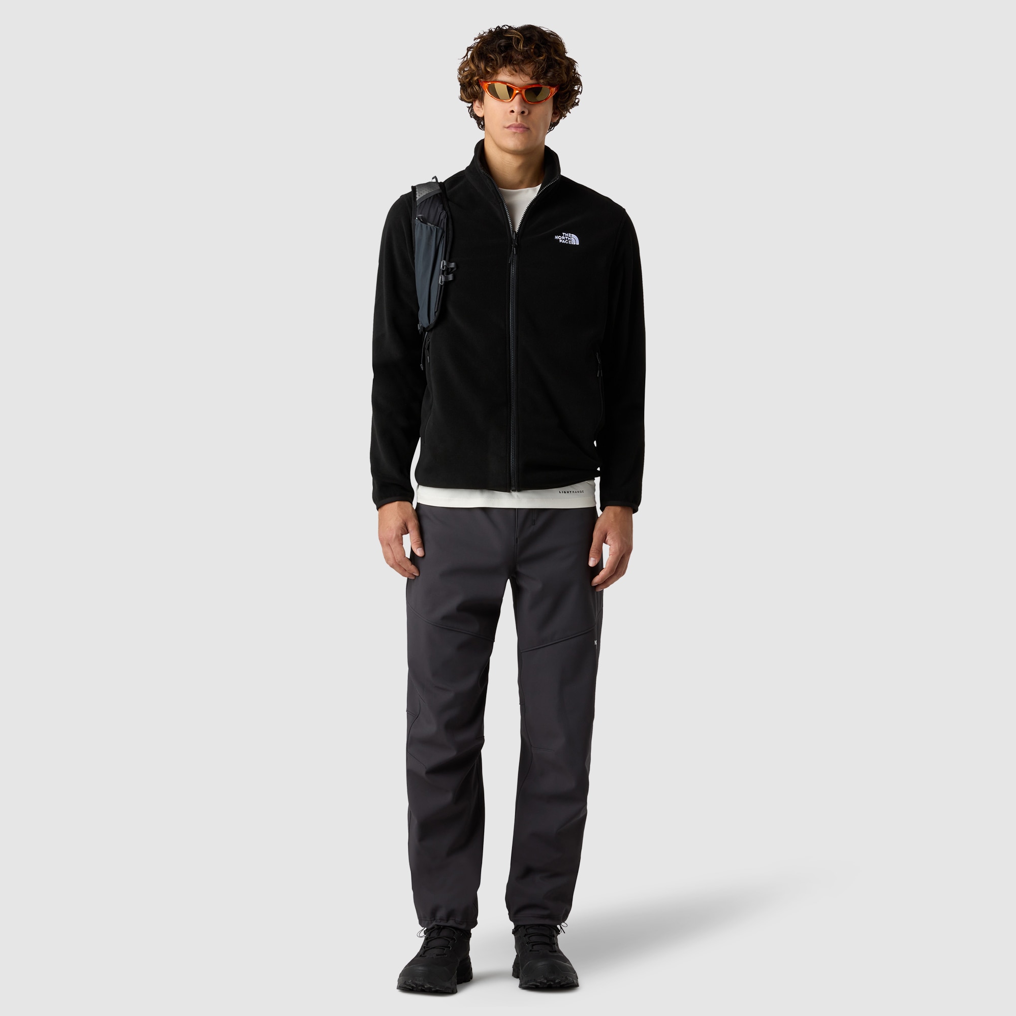 Forro polar con cremallera integral de hombre Glacier The North Face - Negro Negro-2