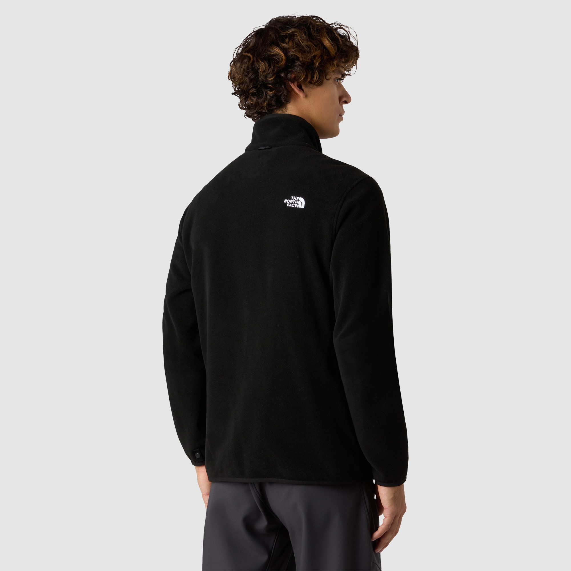 Forro polar con cremallera integral de hombre Glacier The North Face - Negro Negro-3