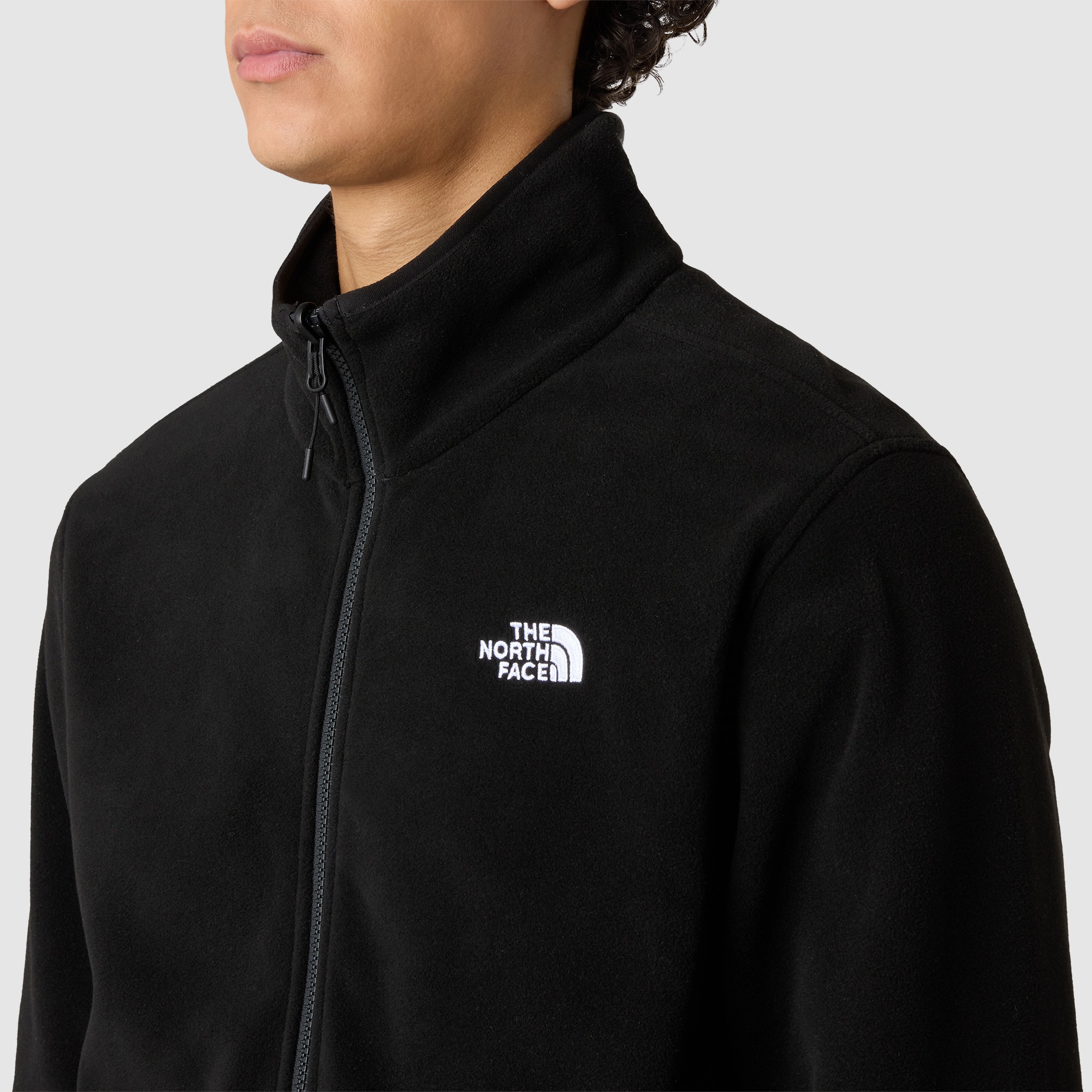 Forro polar con cremallera integral de hombre Glacier The North Face - Negro Negro-4