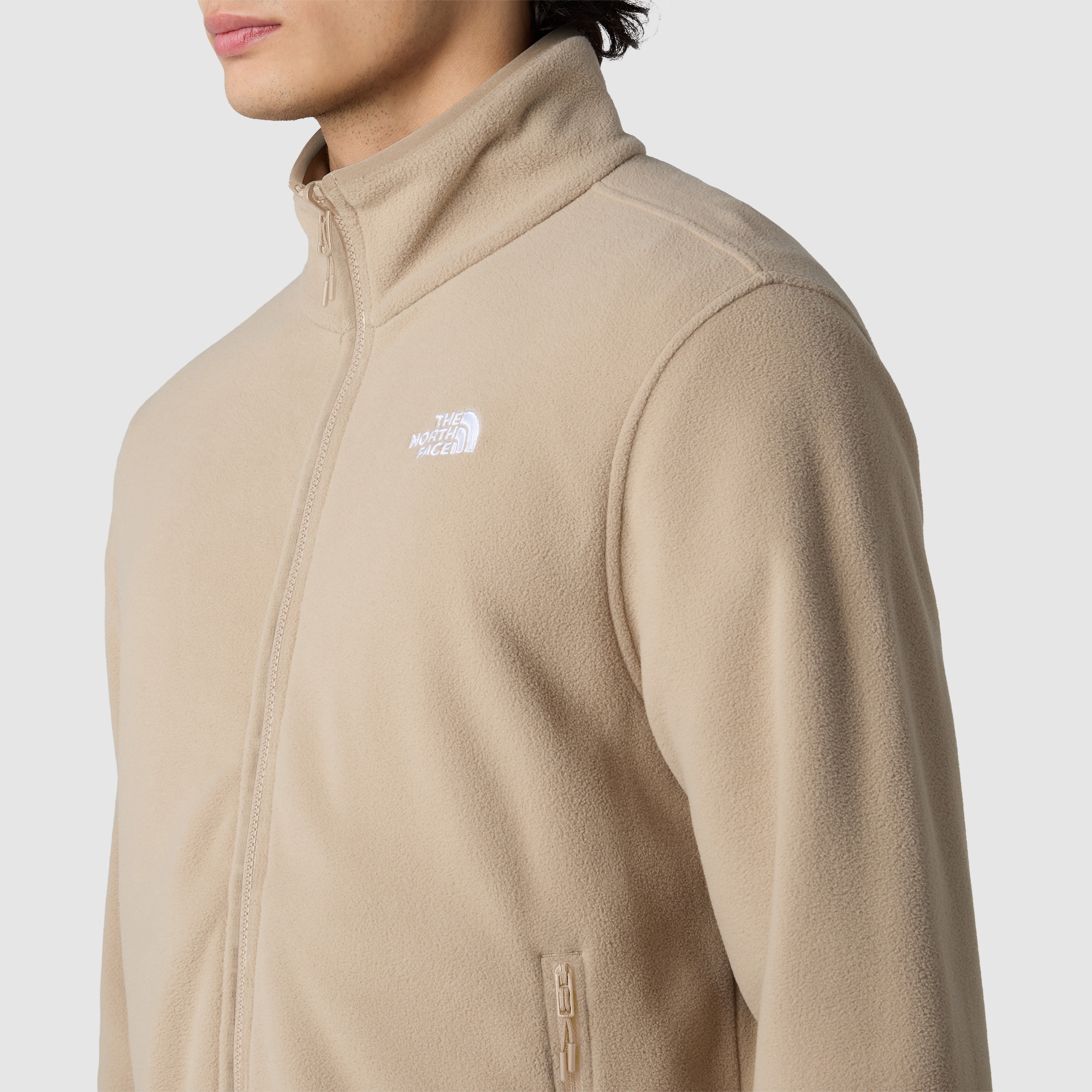 Imagen 5 de Forro polar con cremallera integral de hombre Glacier The North Face - Beige Beige