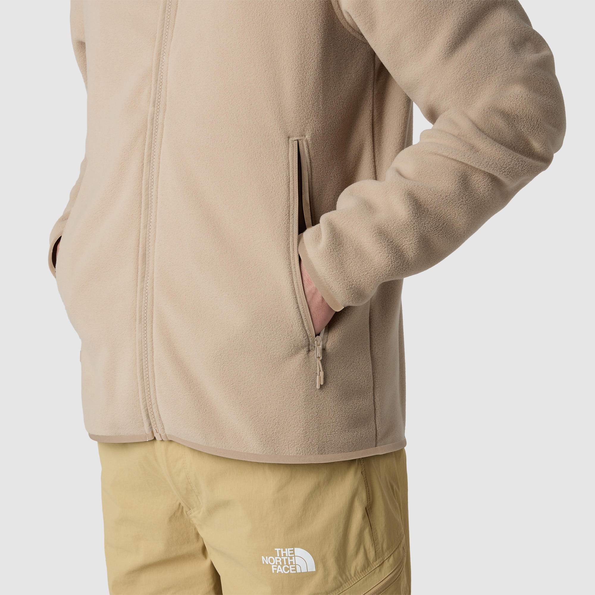Imagen 6 de Forro polar con cremallera integral de hombre Glacier The North Face - Beige Beige
