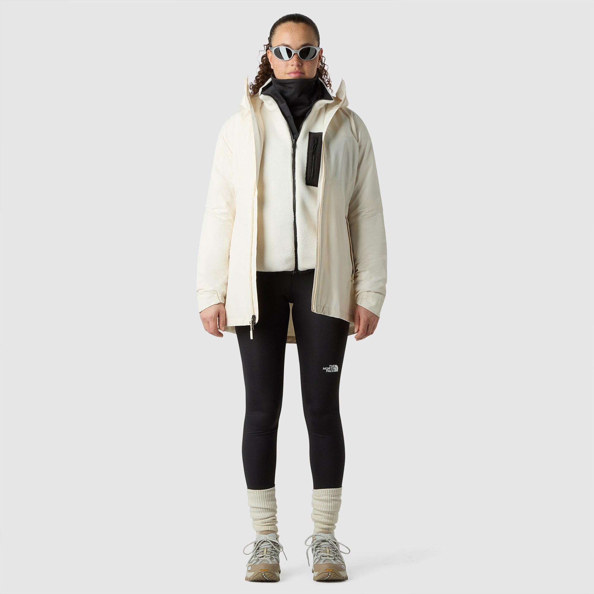 Parka shell de mujer Hikesteller The North Face - Blanco Blanco-2