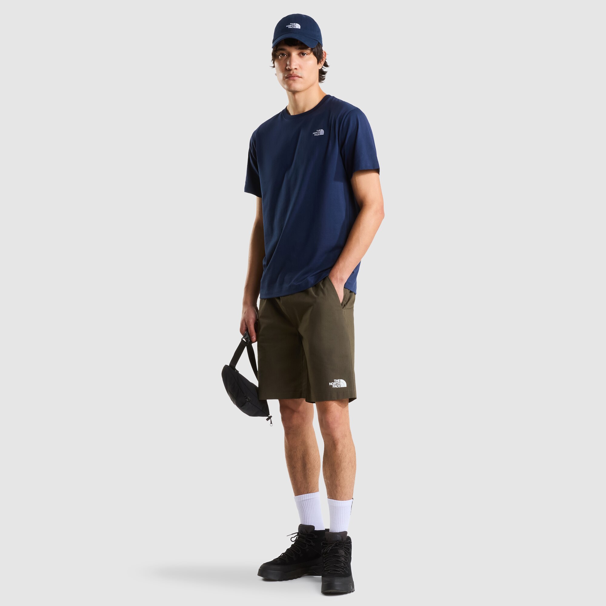Camiseta recta para hombre Simple Dome Evolution The North Face - Azul Azul-2