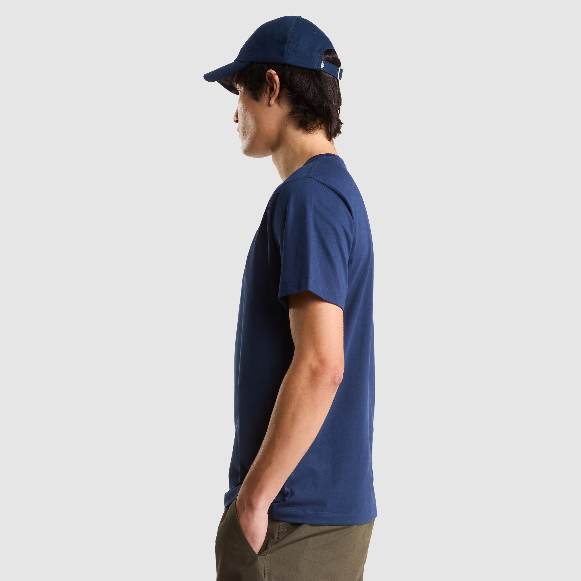 Camiseta recta para hombre Simple Dome Evolution The North Face - Azul Azul-4