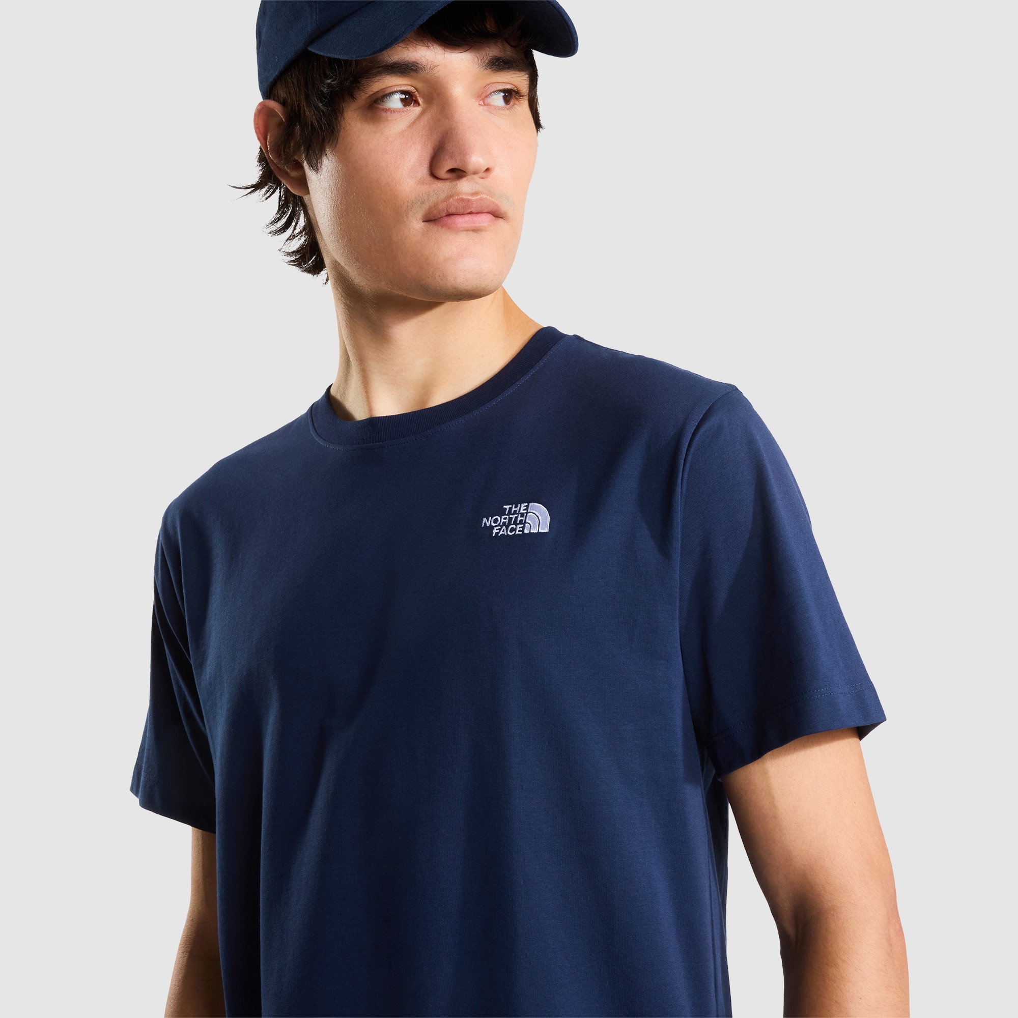 Camiseta recta para hombre Simple Dome Evolution The North Face - Azul Azul-5