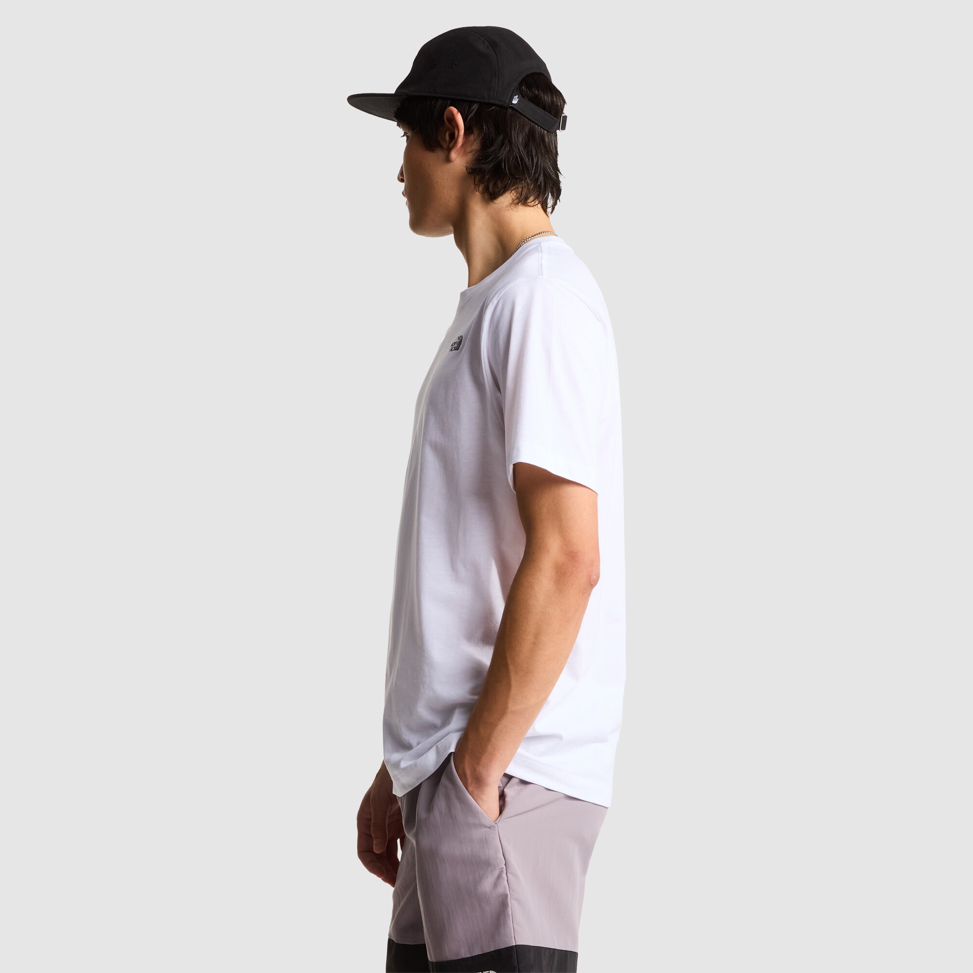 Camiseta recta para hombre Simple Dome Evolution The North Face - Blanco Blanco-4