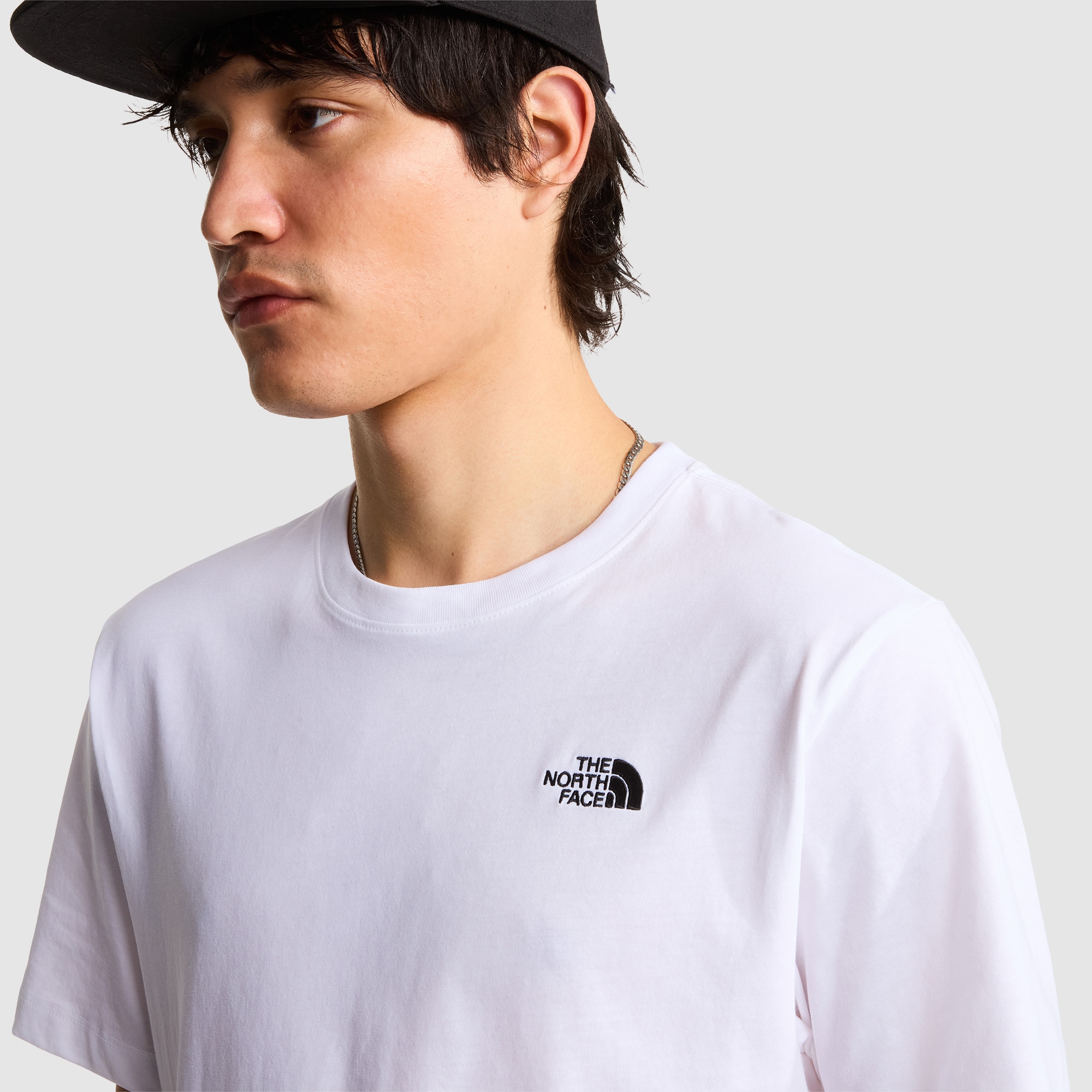 Camiseta recta para hombre Simple Dome Evolution The North Face - Blanco Blanco-5