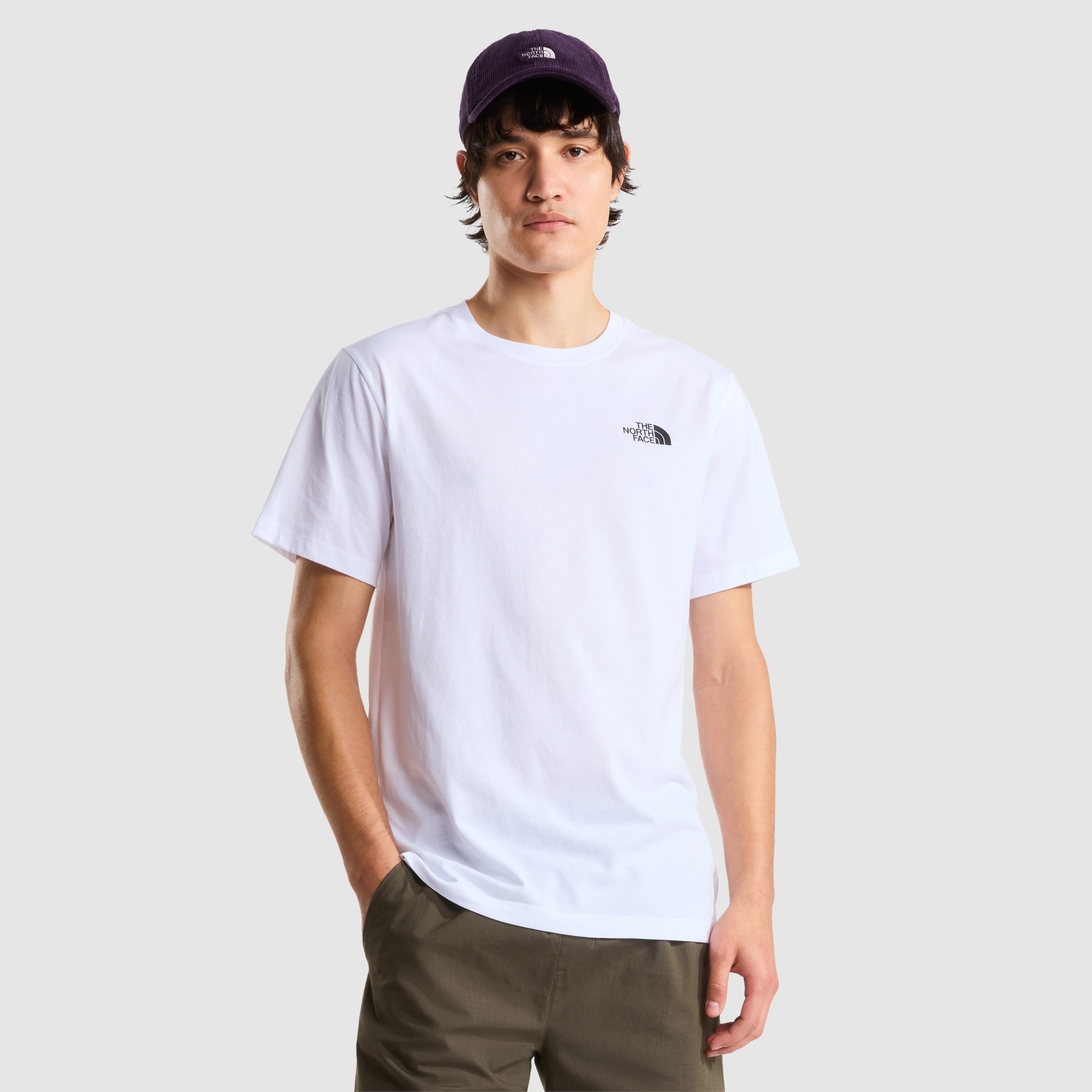 Camiseta recta para hombre NSE Box Evolution The North Face - Blanco Blanco-2