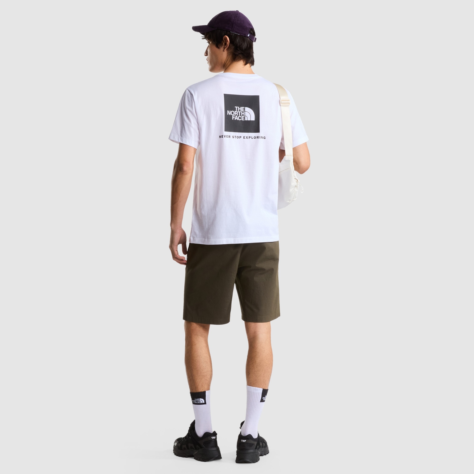 Camiseta recta para hombre NSE Box Evolution The North Face - Blanco Blanco-3