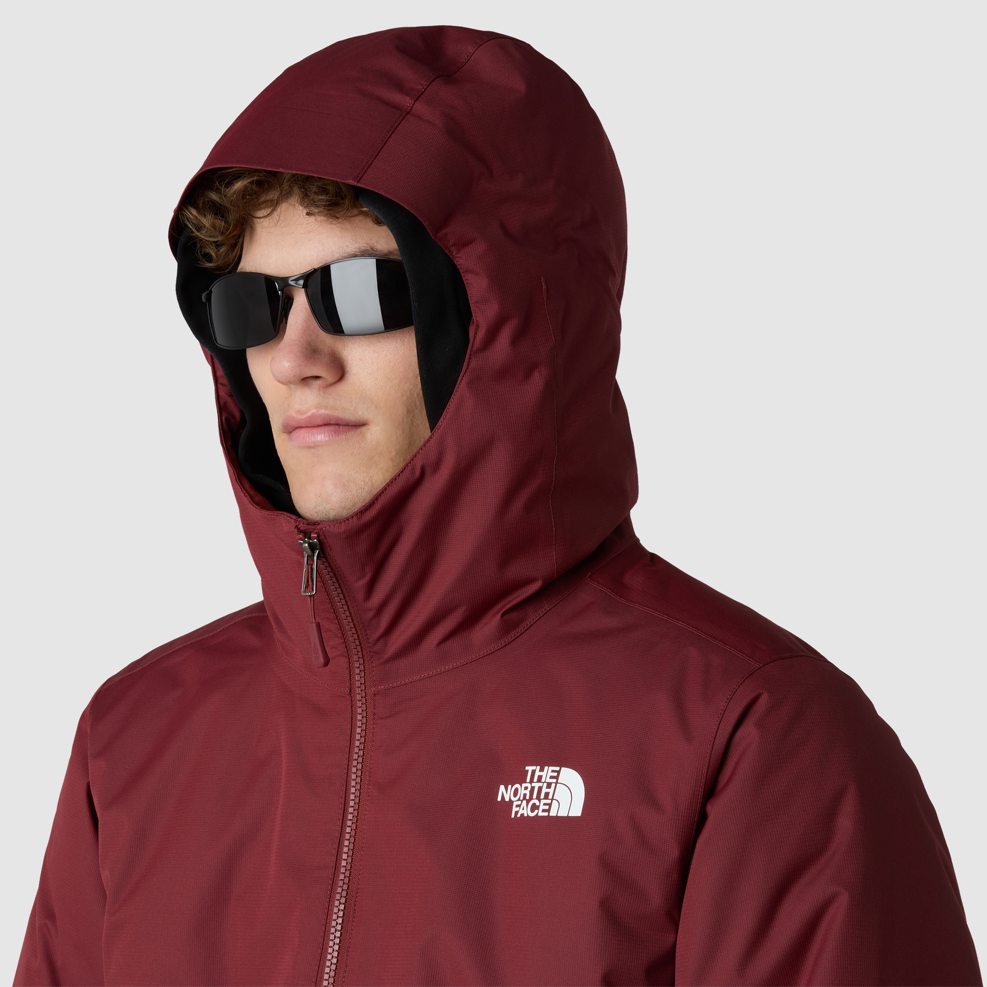 Chaqueta con aislamiento de hombre Quest The North Face - Rojo Teja Rojo Teja-5