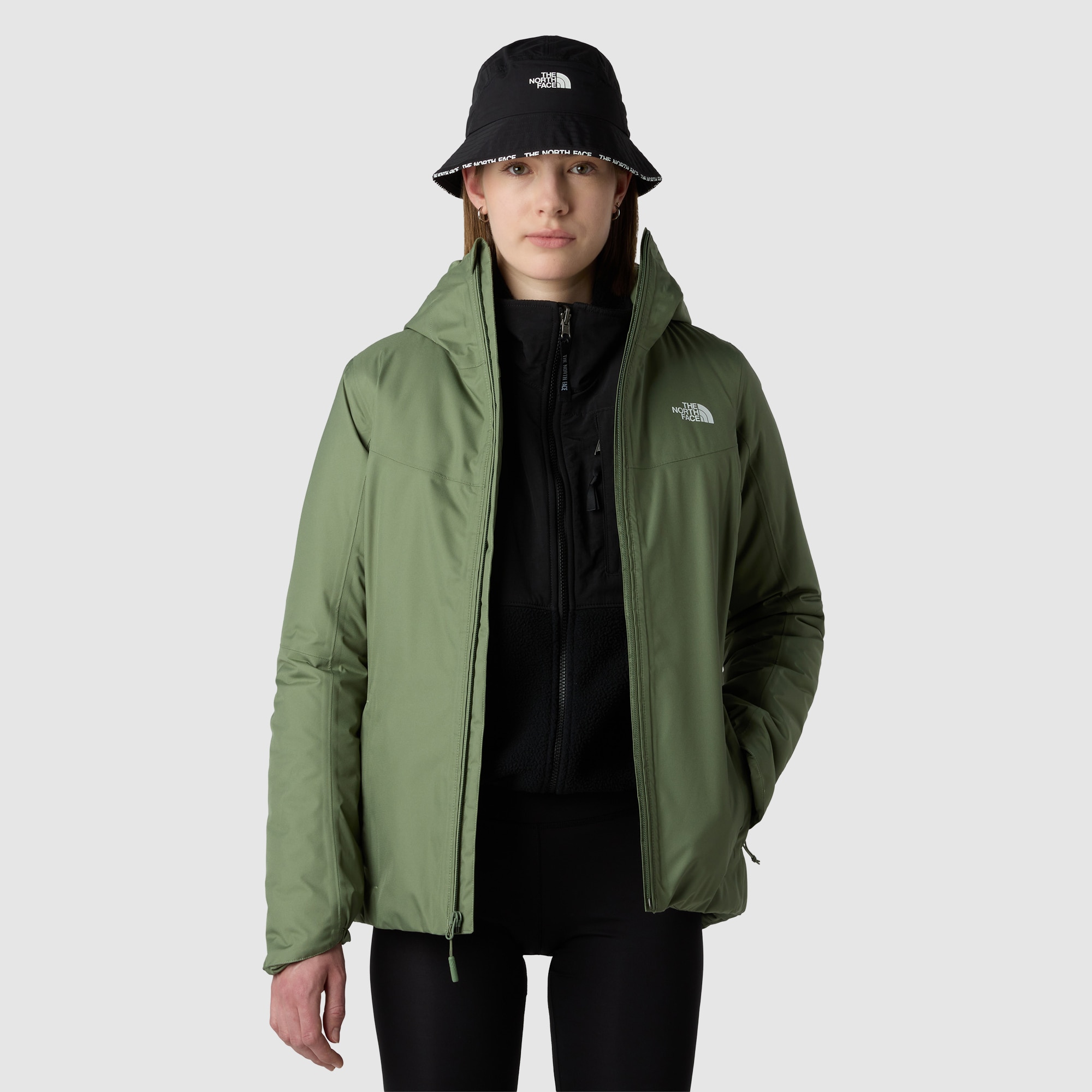 Chaqueta con aislamiento de mujer Quest The North Face - Negro Verde-4