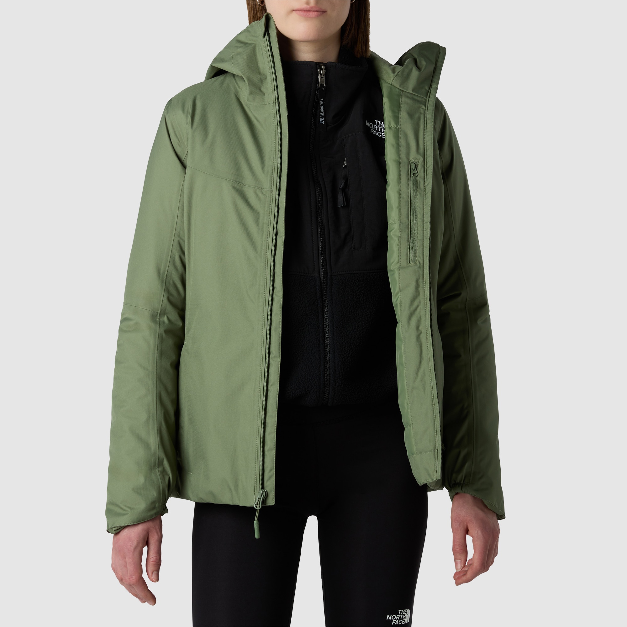 Chaqueta con aislamiento de mujer Quest The North Face - Negro Verde-7
