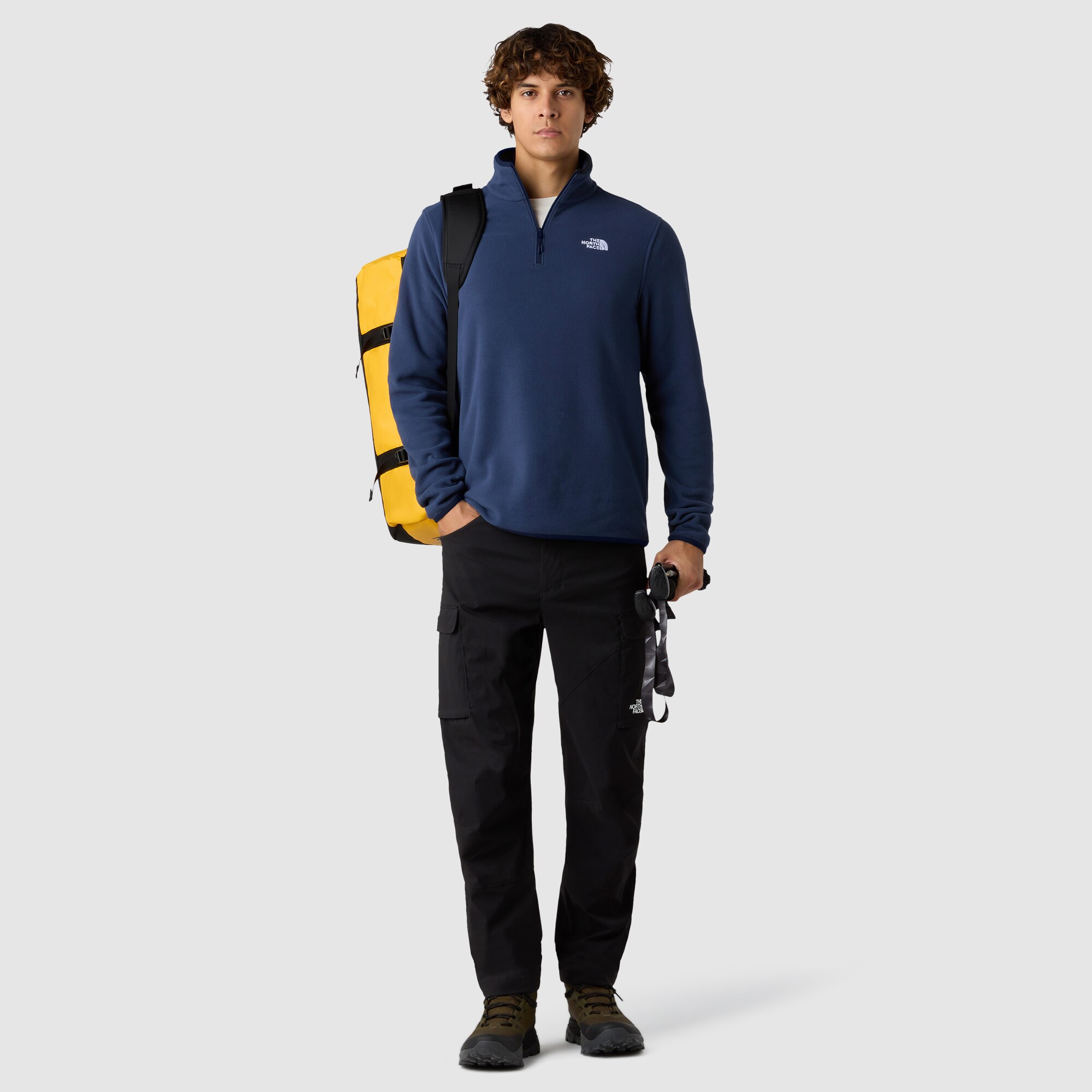 Forro polar con cremallera de 1/4 de hombre Glacier The North Face - Azul Azul-2