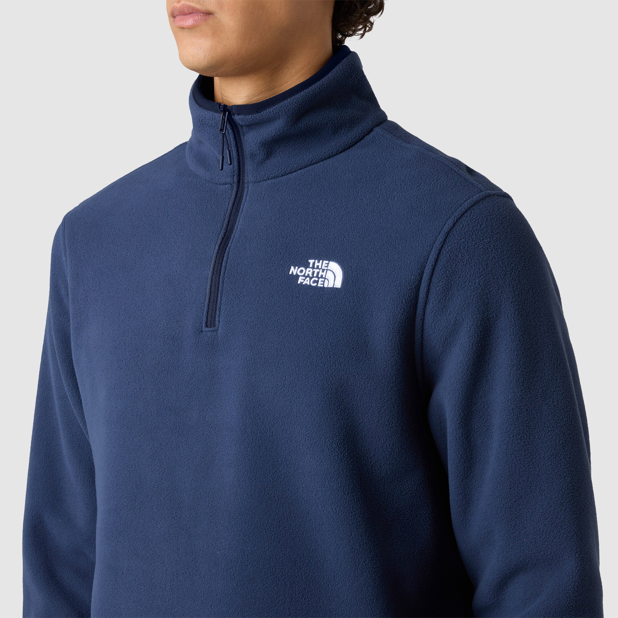 Forro polar con cremallera de 1/4 de hombre Glacier The North Face - Azul Azul-4