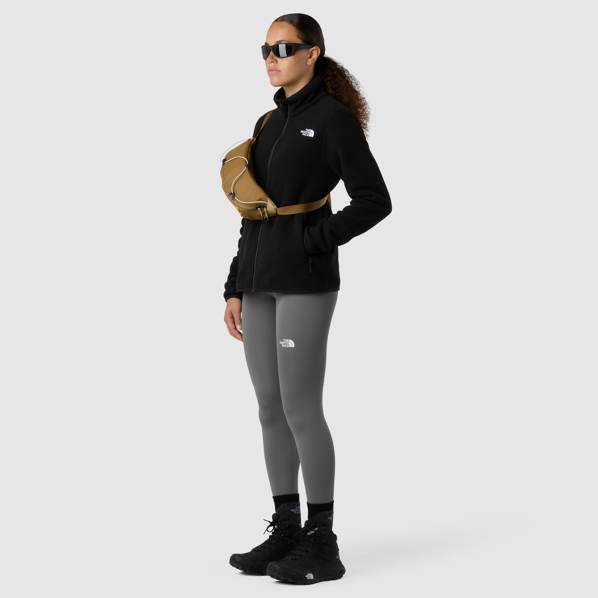 Forro polar con cremallera integral para mujer Glacier The North Face - Negro Negro-2