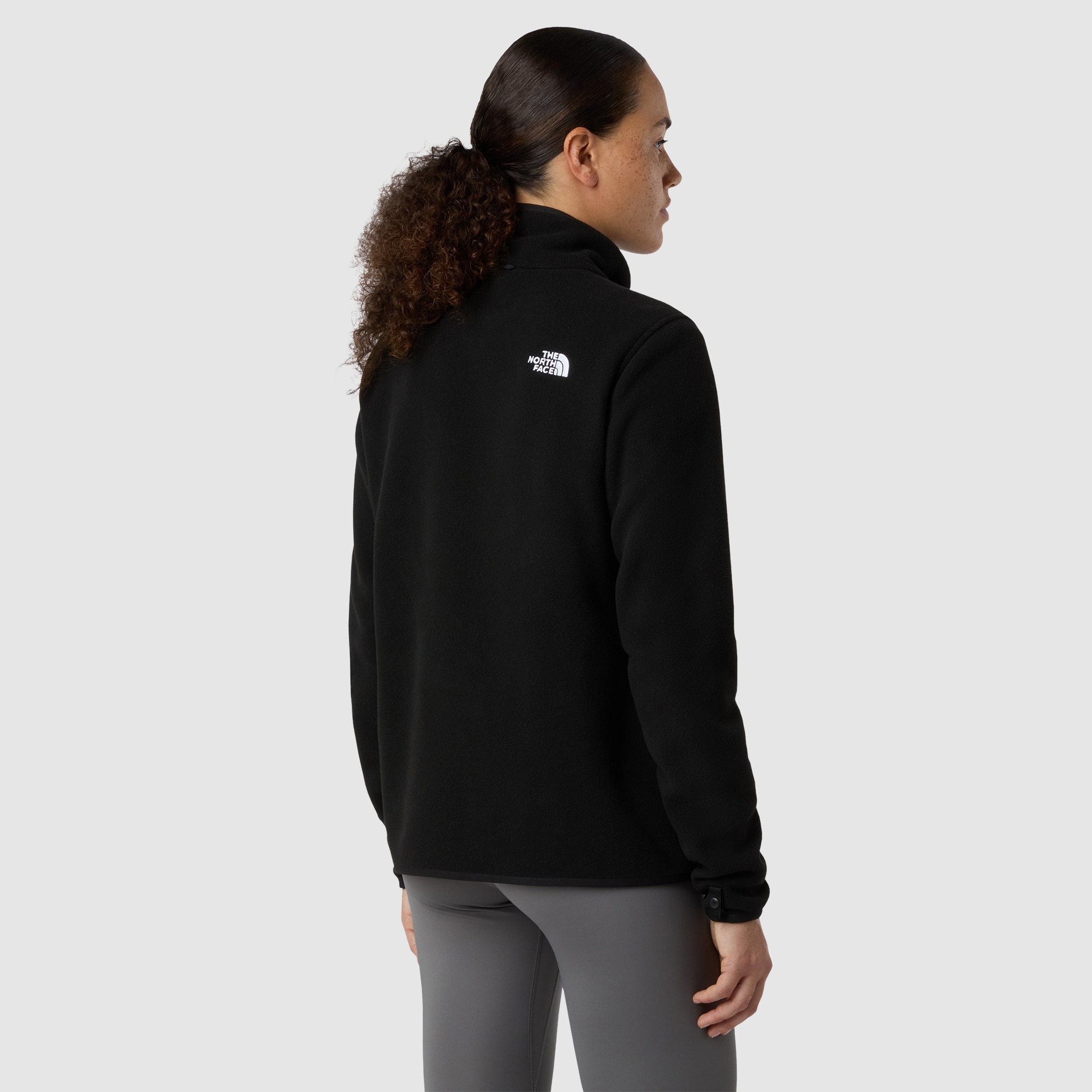 Forro polar con cremallera integral para mujer Glacier The North Face - Negro Negro-3