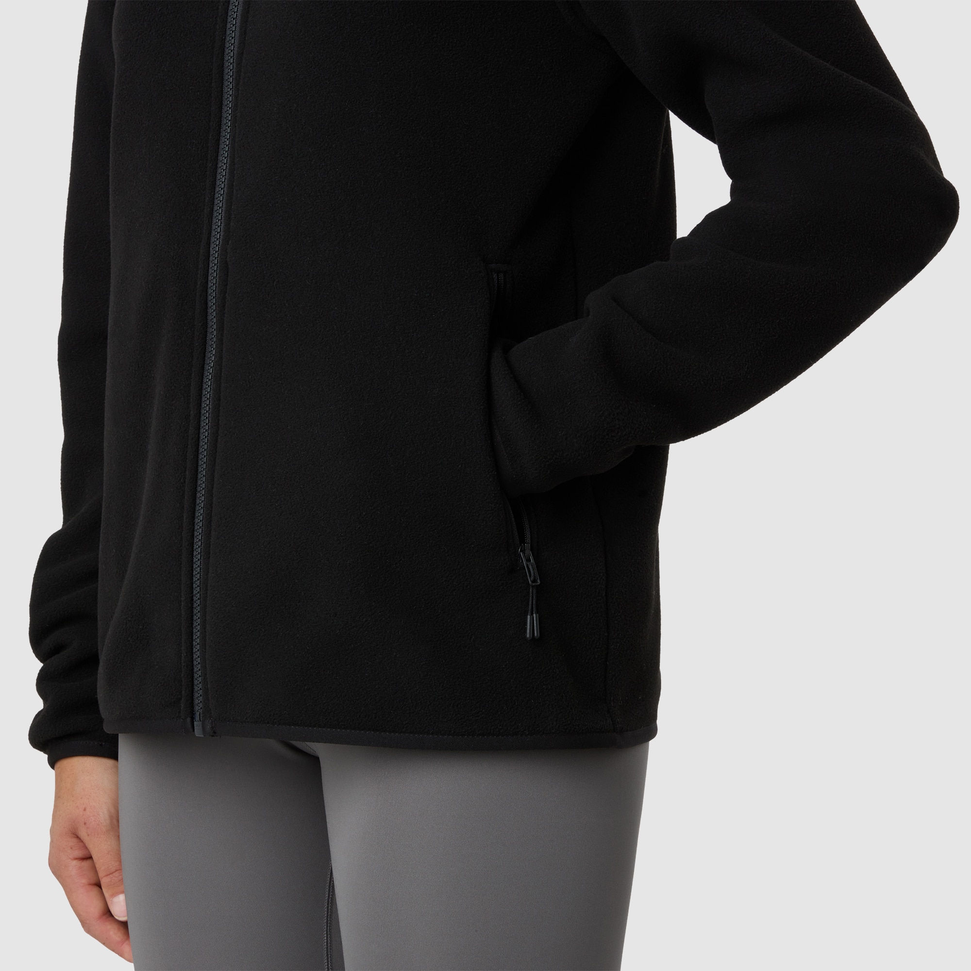 Forro polar con cremallera integral para mujer Glacier The North Face - Negro Negro-4