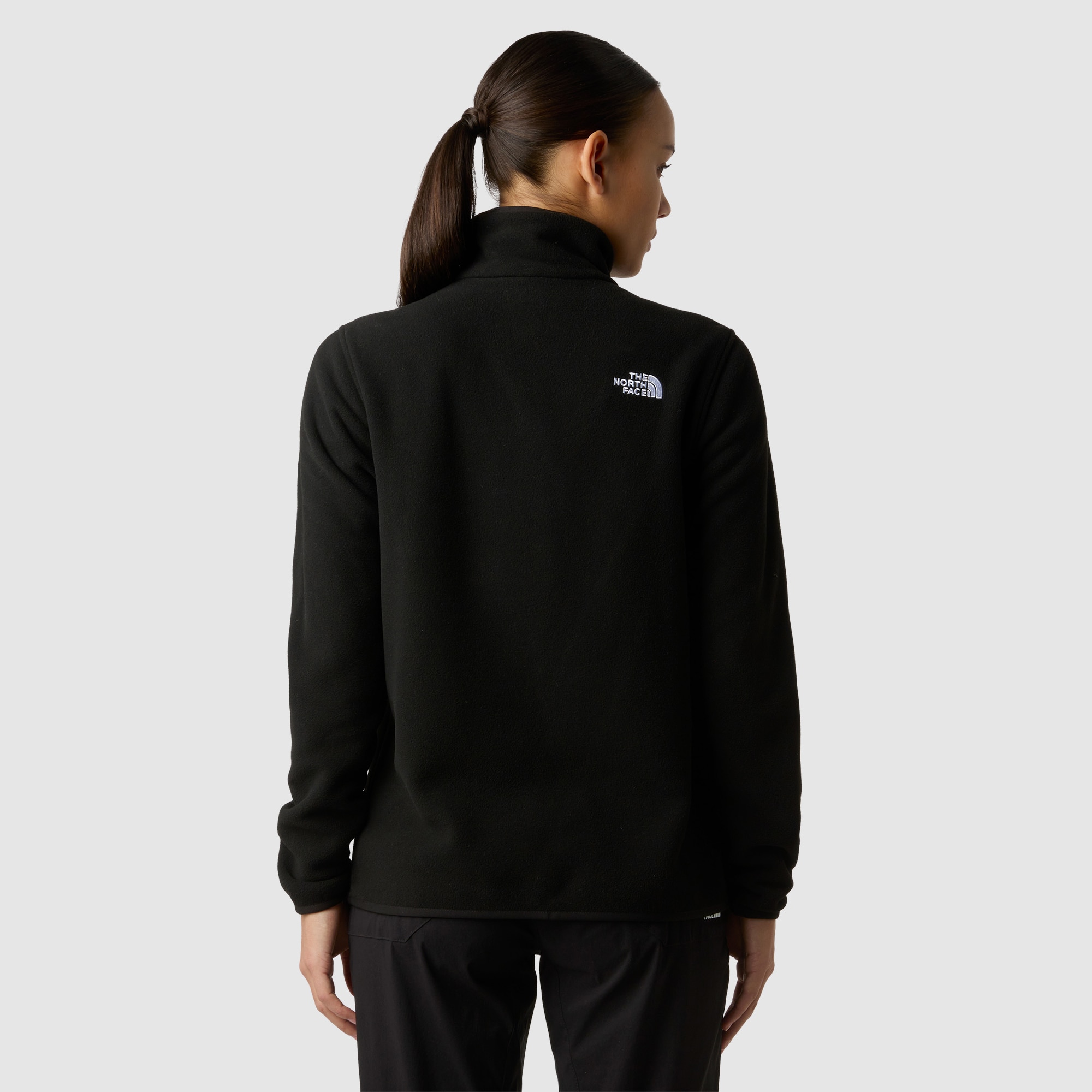 Forro polar con cremallera de 1/4 de mujer Glacier The North Face - Negro Negro-3