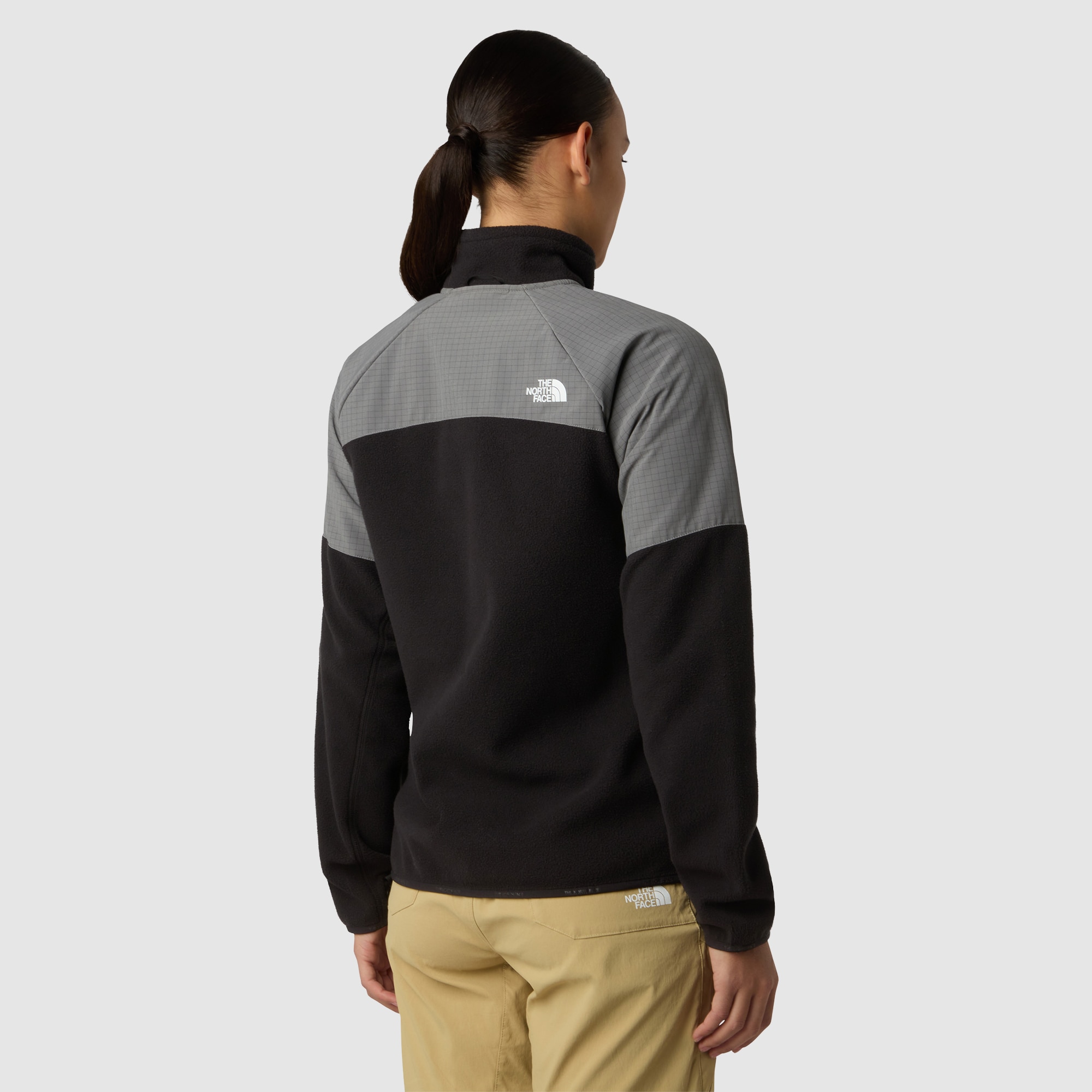 Forro polar de peso grueso de mujer Glacier The North Face - Negro / Gris Negro / Gris-3