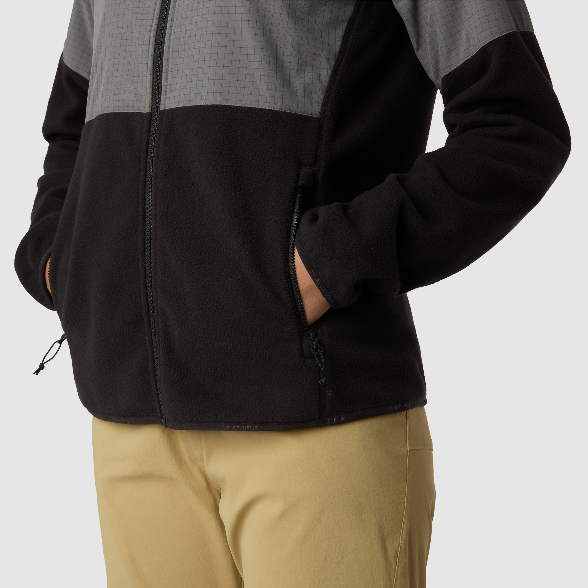 Forro polar de peso grueso de mujer Glacier The North Face - Negro / Gris Negro / Gris-6