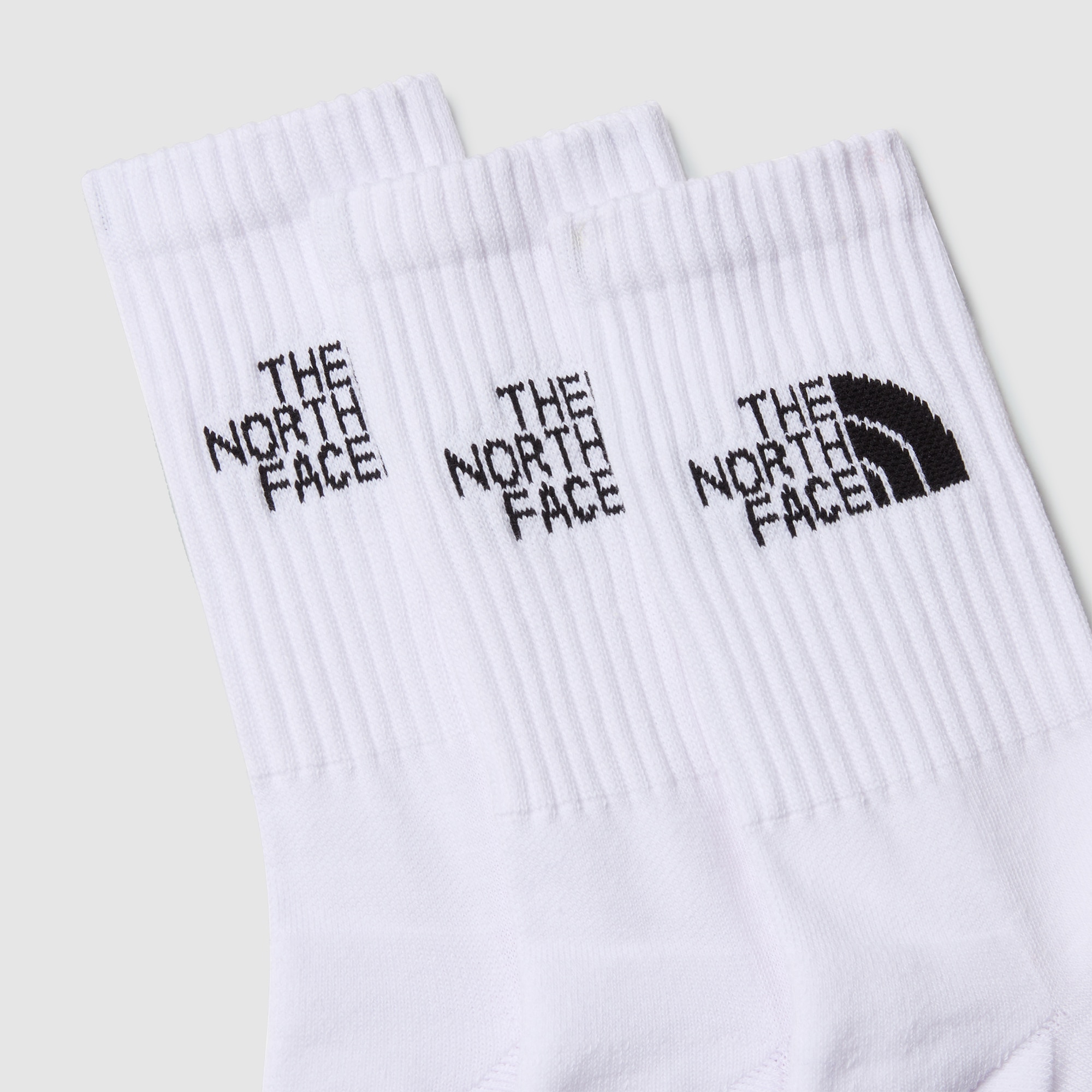 Calcetines altos de diario de hombre StandardThe North Face - Blanco Blanco-2