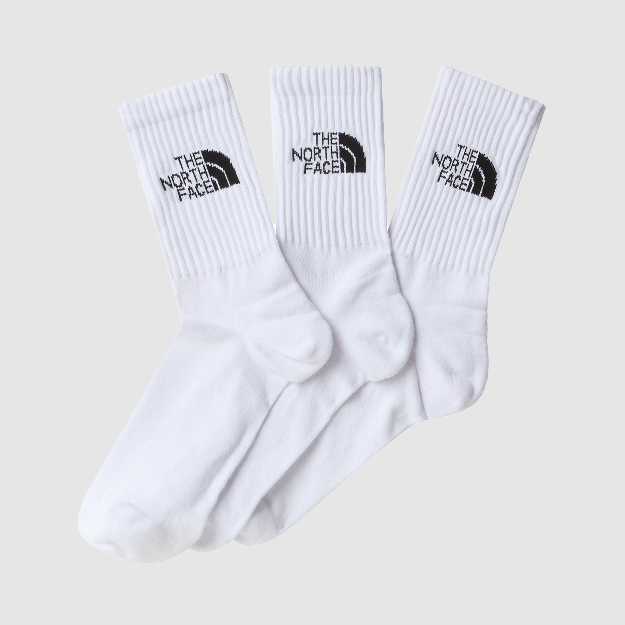 Calcetines altos de diario de hombre StandardThe North Face - Blanco Blanco-3