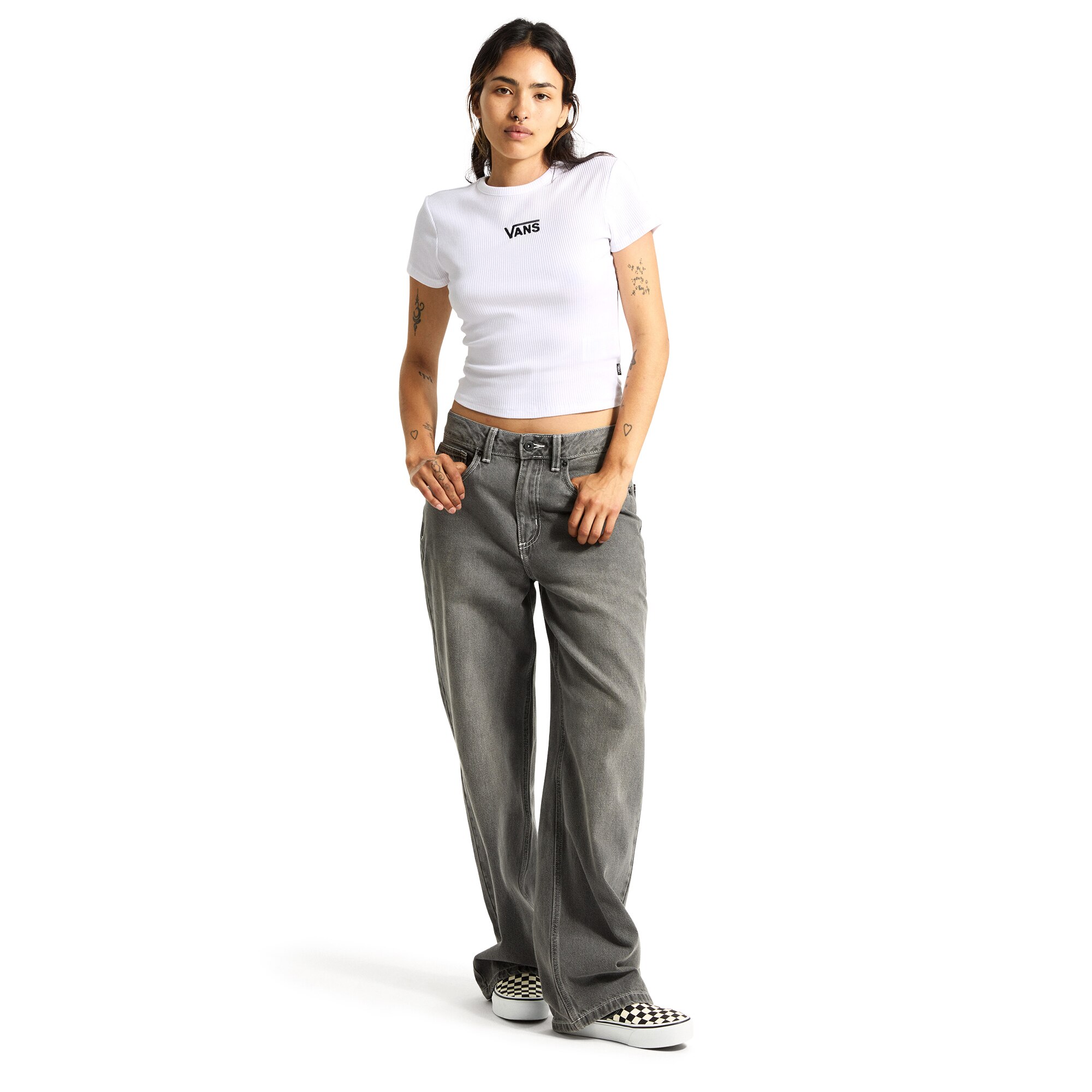 Camiseta de mujer Cameron Vans - Blanco Blanco-4