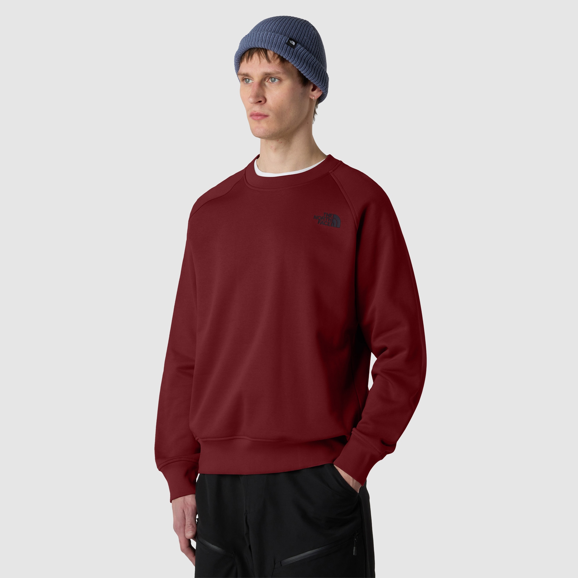 Sudadera con manga raglán NSE de hombre Box The North Face - Rojo Teja Rojo Teja-1