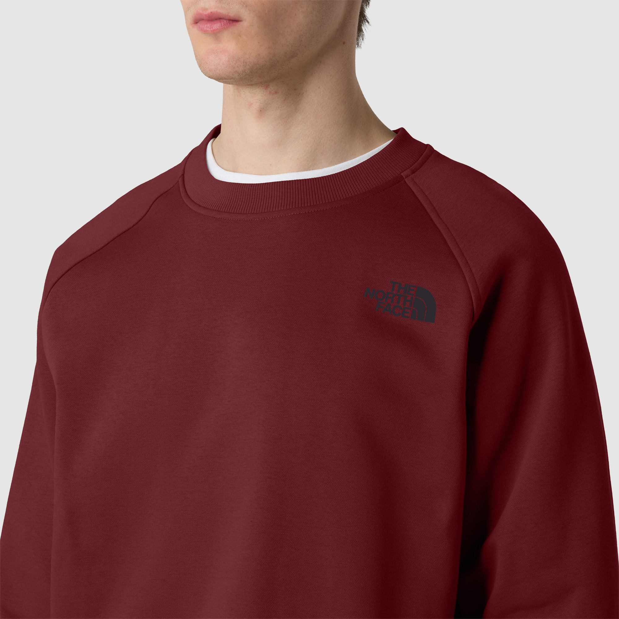 Sudadera con manga raglán NSE de hombre Box The North Face - Rojo Teja Rojo Teja-4