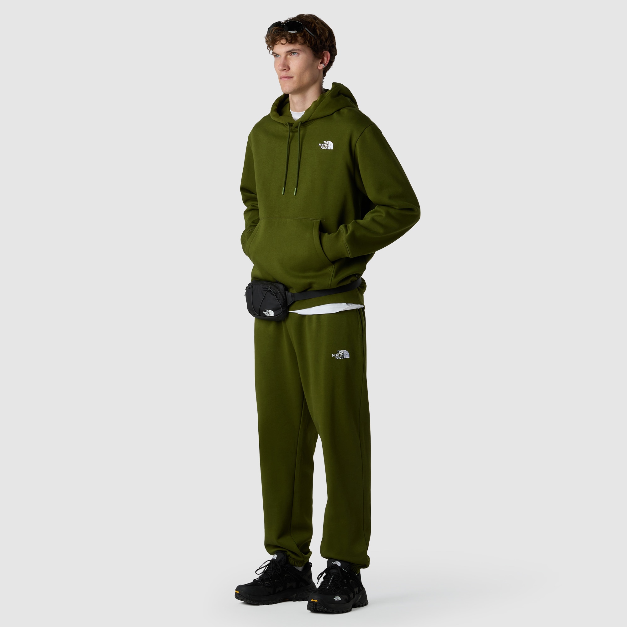 Pantalón de chándal de hombre Essential The North Face - Negro Verde cadete-2