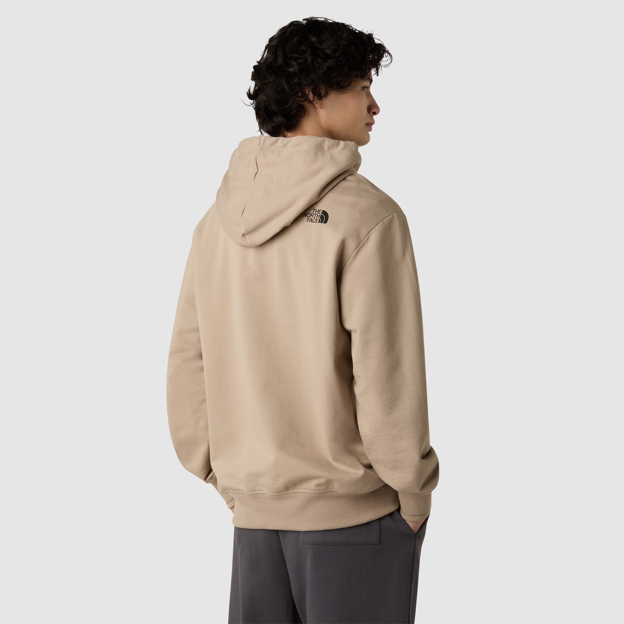 Sudadera holgada con capucha y estampado floral de hombre Dome The North Face - Beige Beige-3