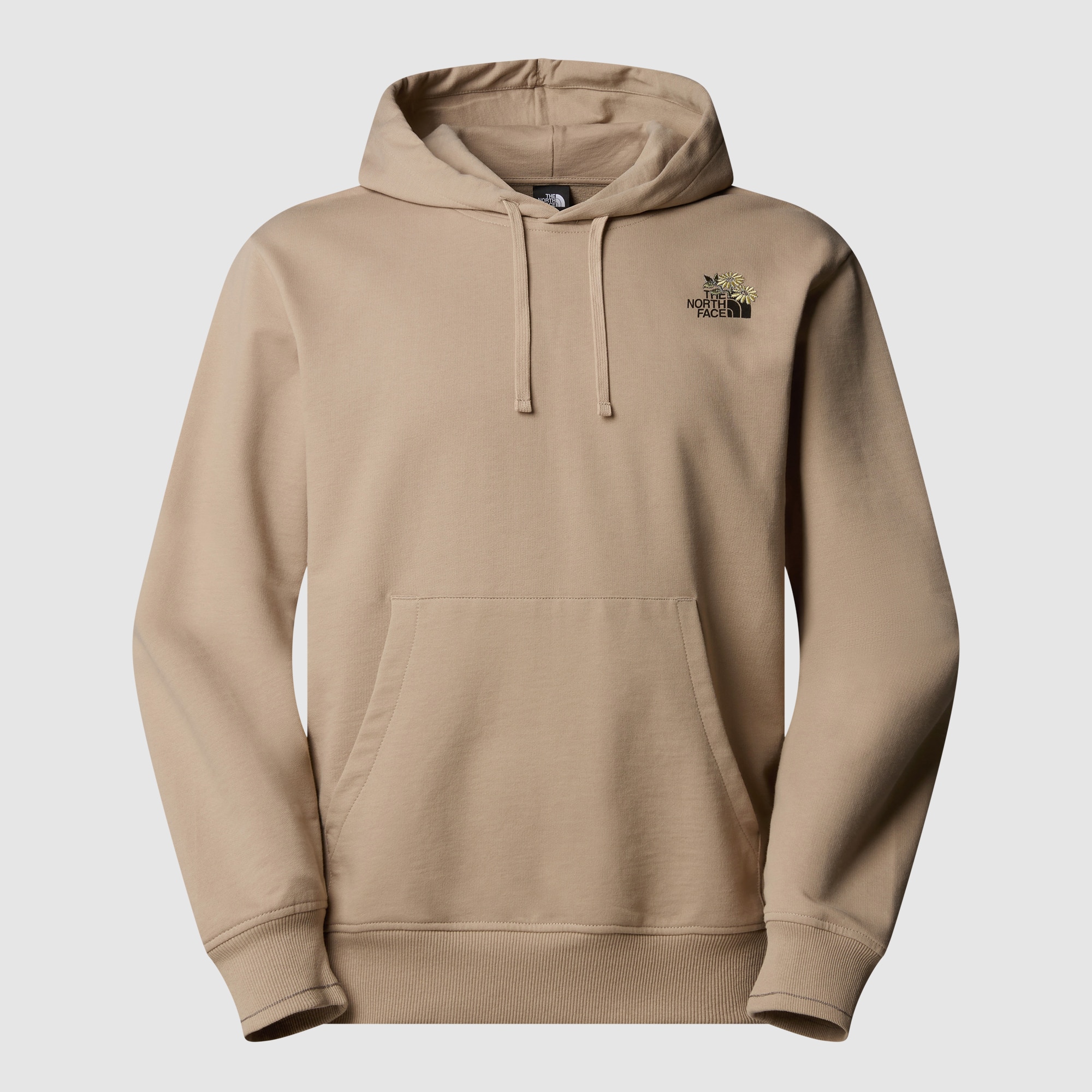 Sudadera holgada con capucha y estampado floral de hombre Dome The North Face - Beige Beige-5