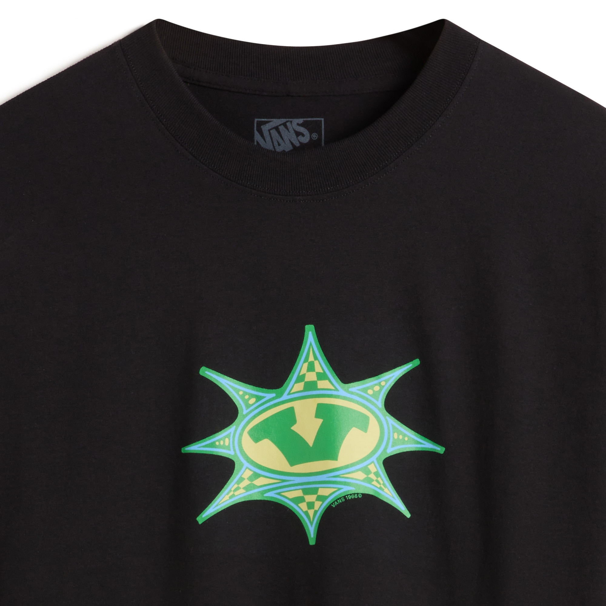 Camiseta de hombre Star Checker Vans - Negro Negro-3