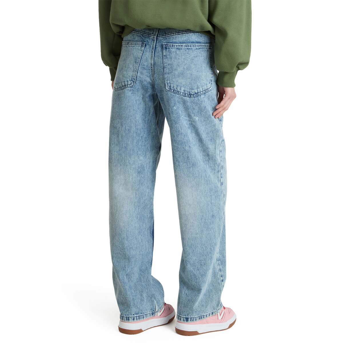 Pantalon Baggy Pantalones Vans Mujer Azul Pantalones Negros