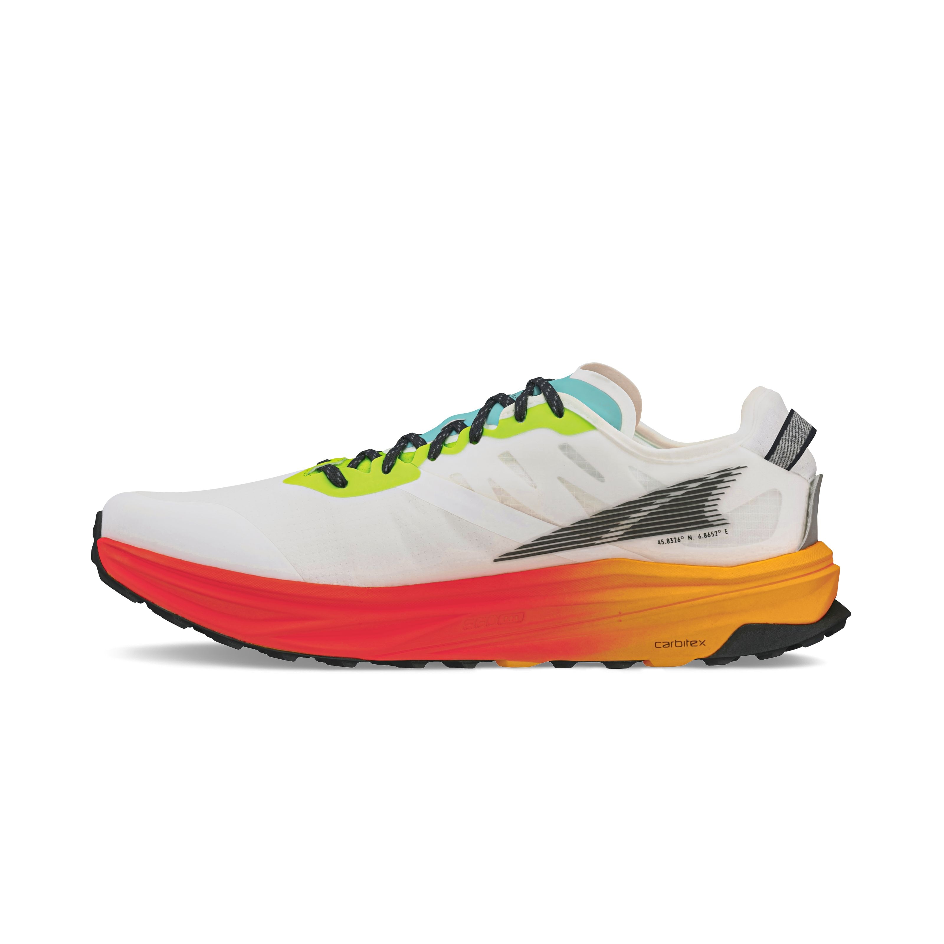 Imagen 3 de Zapatillas de trail running de hombre Mont Blanc Carbon Altra - Naranja Blanco / Naranja