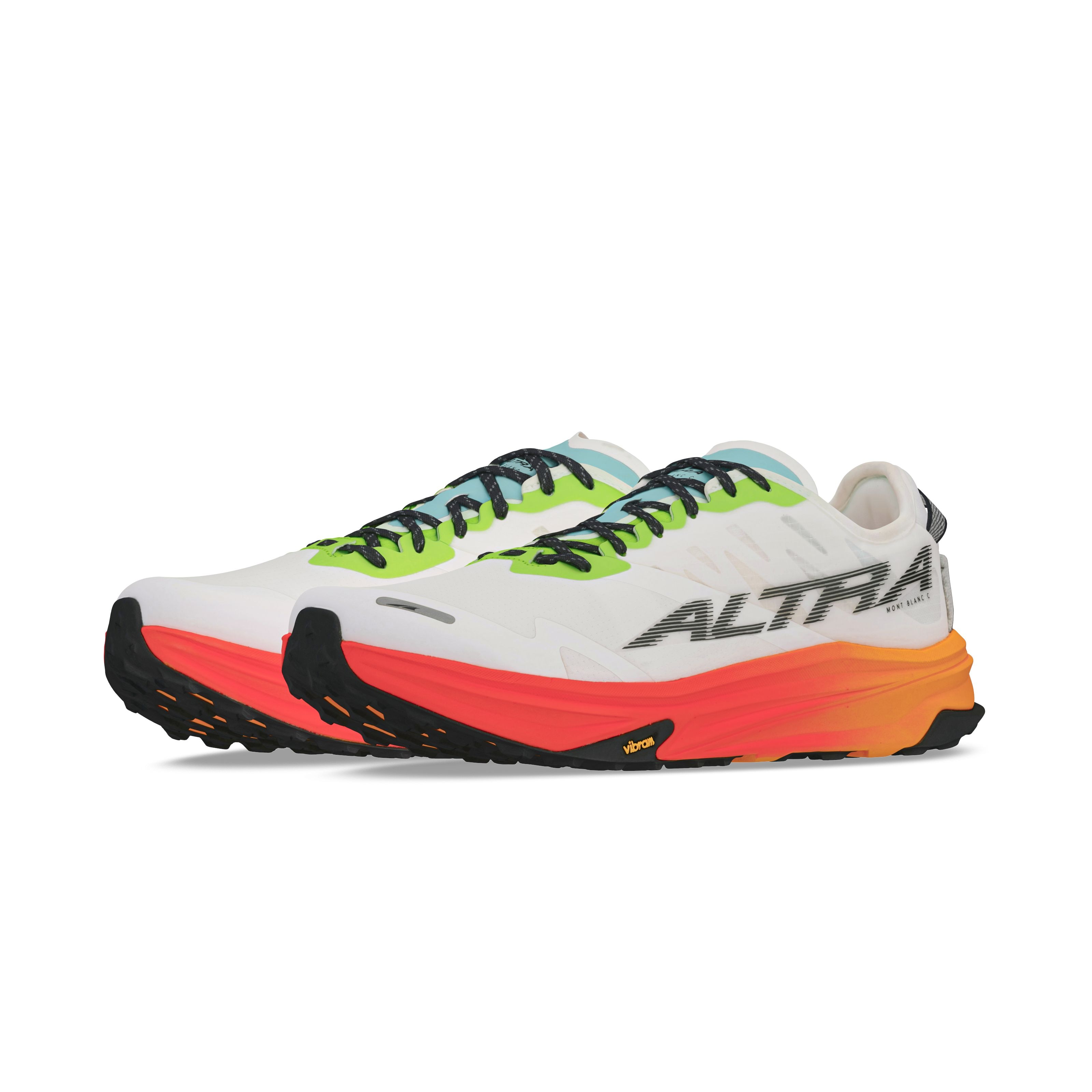 Imagen 5 de Zapatillas de trail running de hombre Mont Blanc Carbon Altra - Naranja Blanco / Naranja
