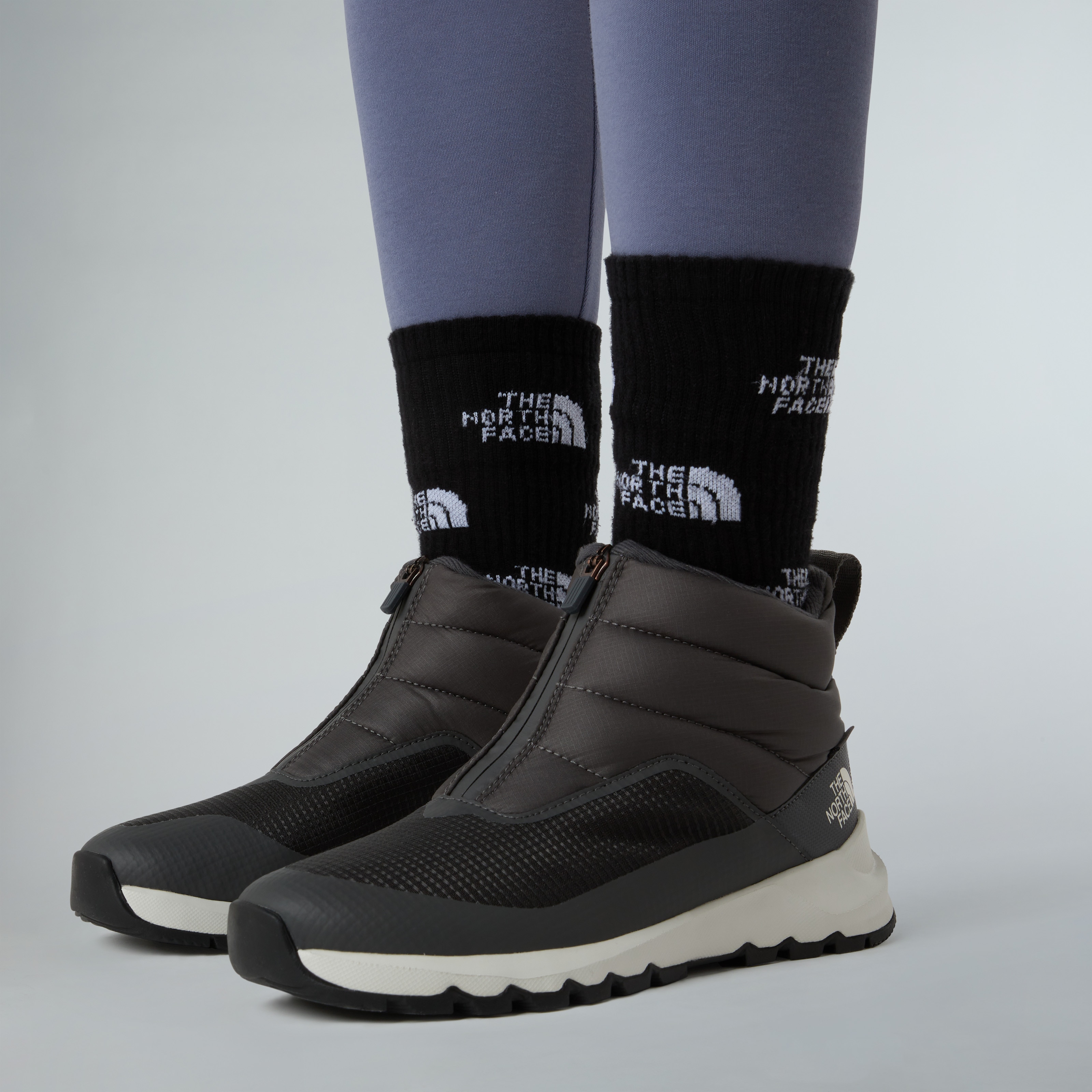 Botas de invierno impermeables con cremallera de mujer ThermoBall™ Progressive II The North Face - Blanco Blanco-3