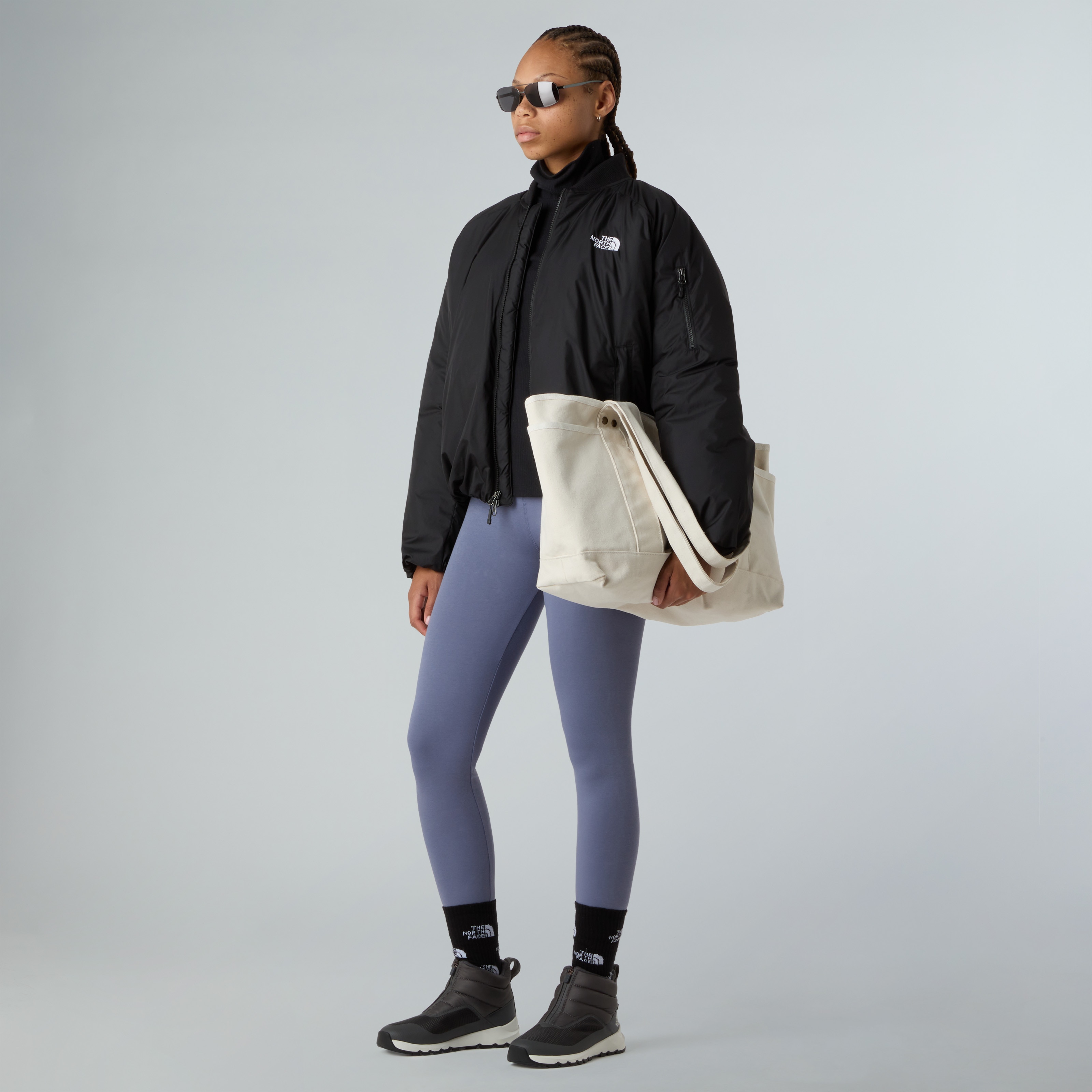Botas de invierno impermeables con cremallera de mujer ThermoBall™ Progressive II The North Face - Blanco Blanco-4